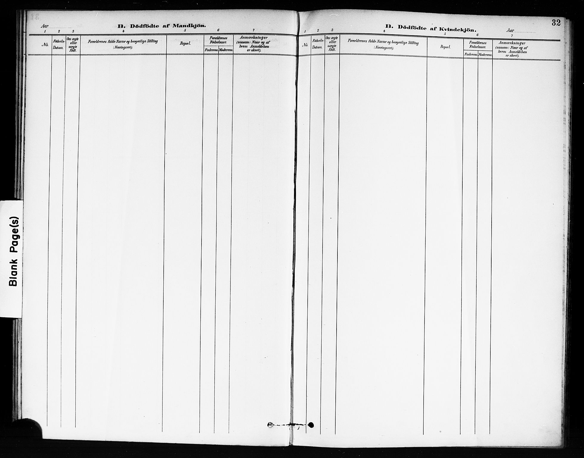 Fet prestekontor Kirkebøker, SAO/A-10370a/F/Fb/L0002: Parish register (official) no. II 2, 1892-1904, p. 32