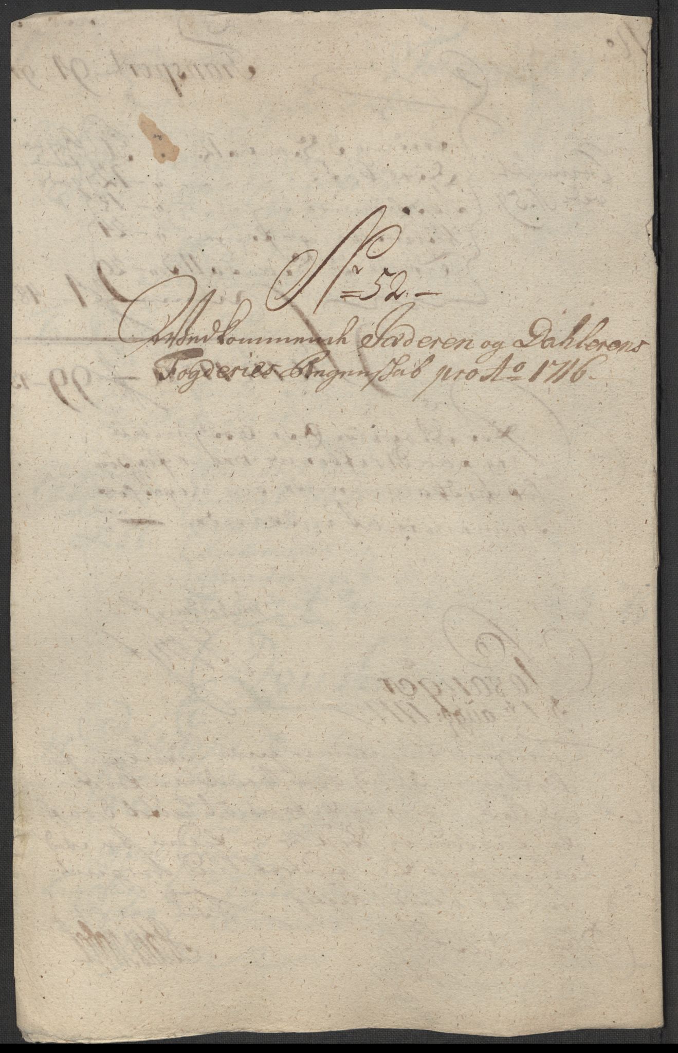 Rentekammeret inntil 1814, Reviderte regnskaper, Fogderegnskap, AV/RA-EA-4092/R46/L2740: Fogderegnskap Jæren og Dalane, 1715-1716, p. 462