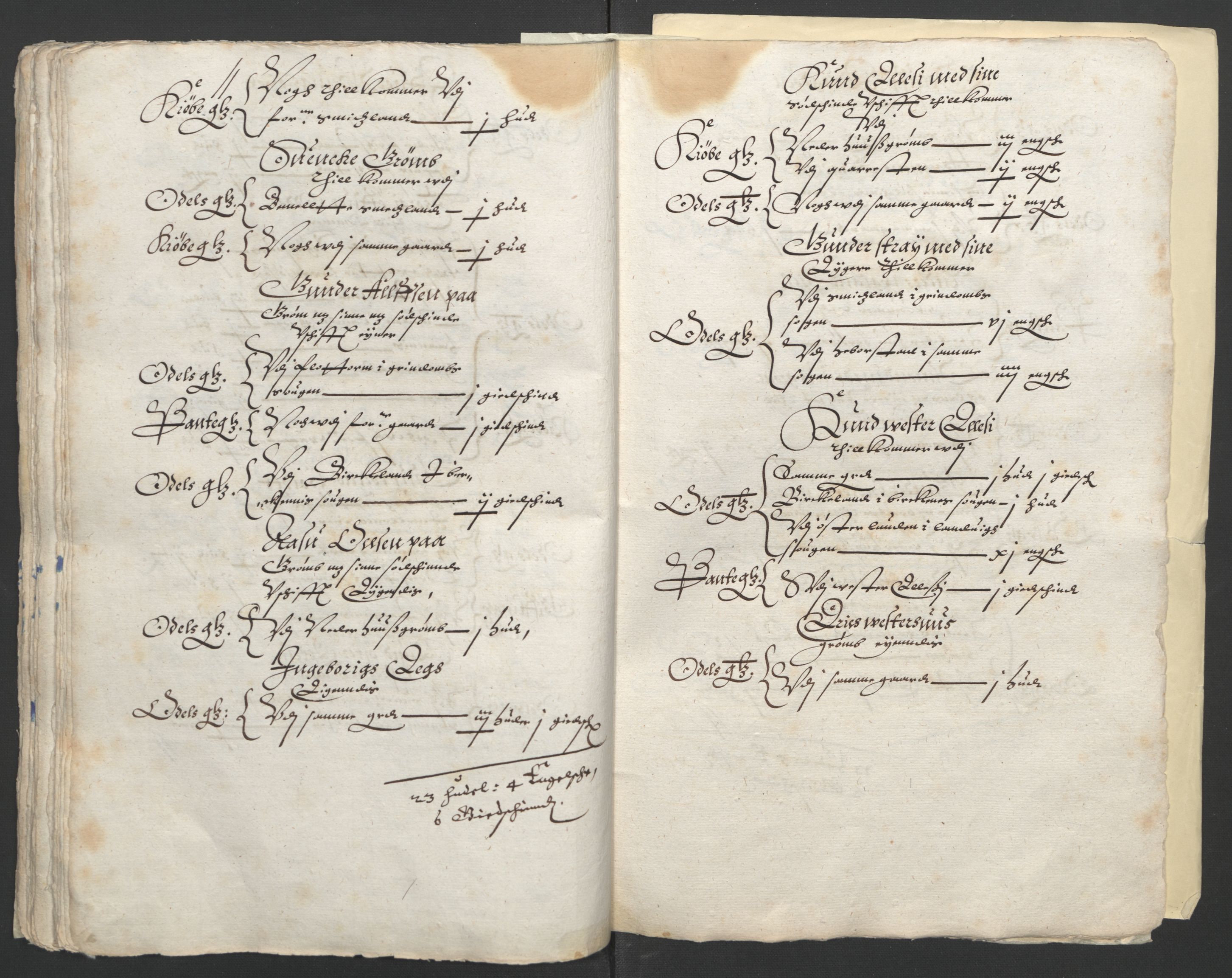 Stattholderembetet 1572-1771, AV/RA-EA-2870/Ek/L0010/0001: Jordebøker til utlikning av rosstjeneste 1624-1626: / Odelsjordebøker for Agdesiden len, 1624, p. 142