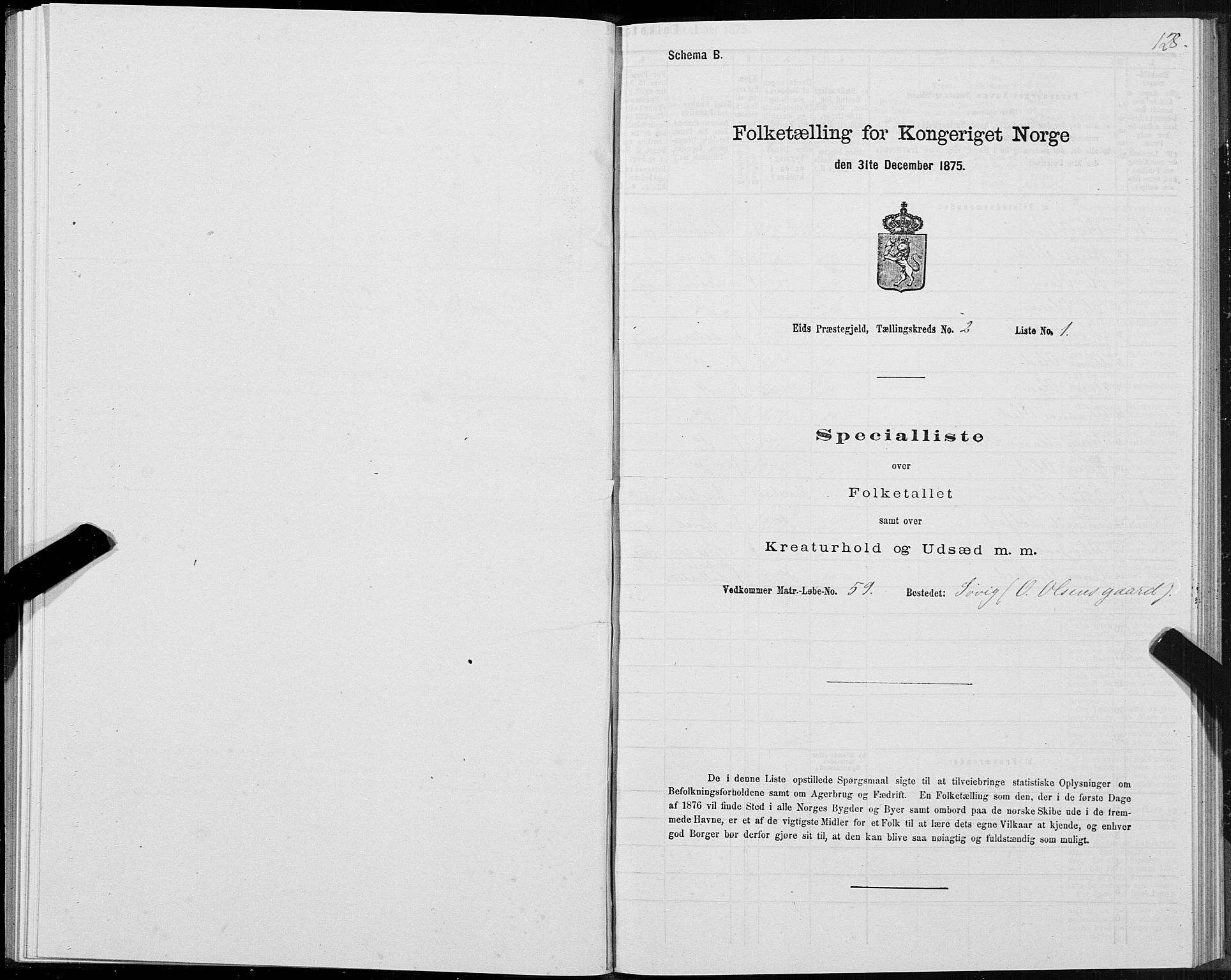 SAT, 1875 census for 1538P Eid, 1875, p. 1128