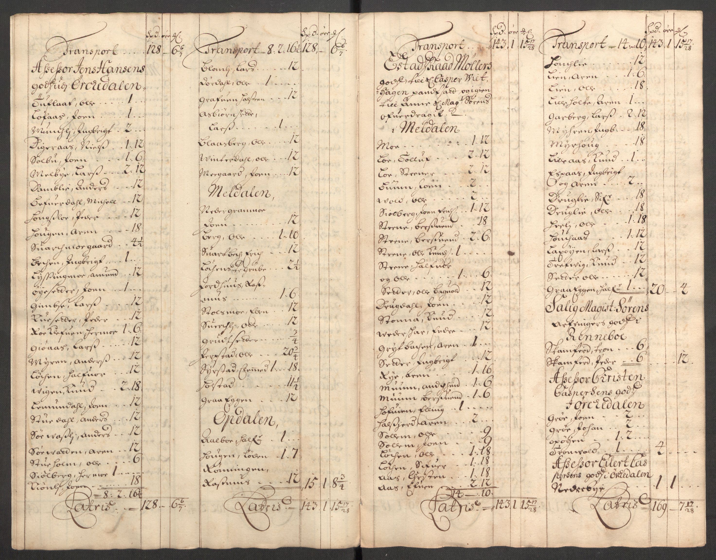 Rentekammeret inntil 1814, Reviderte regnskaper, Fogderegnskap, AV/RA-EA-4092/R60/L3946: Fogderegnskap Orkdal og Gauldal, 1696, p. 125