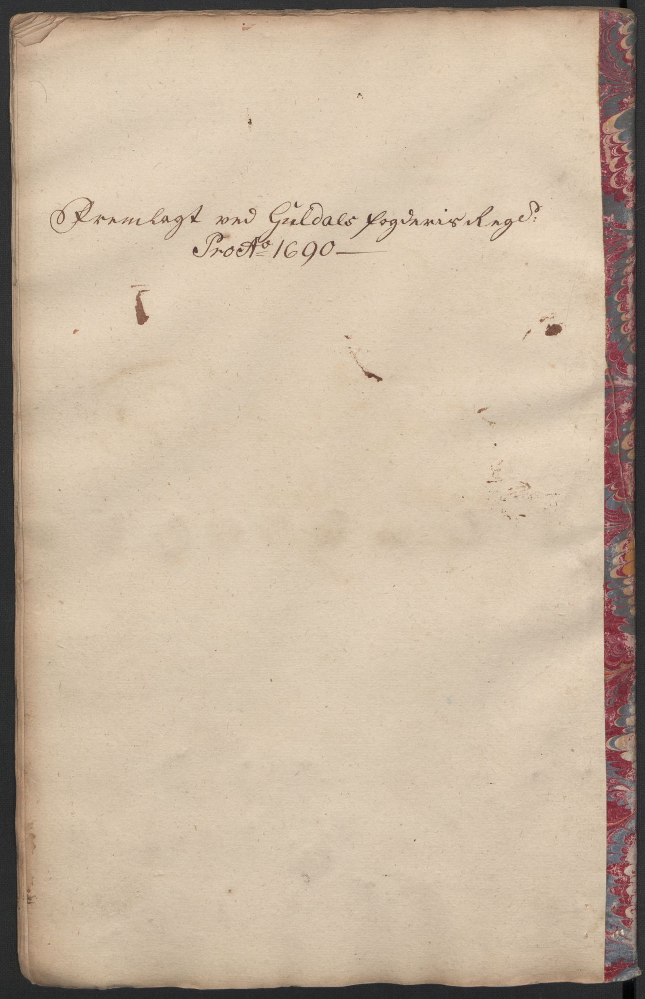 Rentekammeret inntil 1814, Reviderte regnskaper, Fogderegnskap, AV/RA-EA-4092/R59/L3940: Fogderegnskap Gauldal, 1689-1690, p. 324