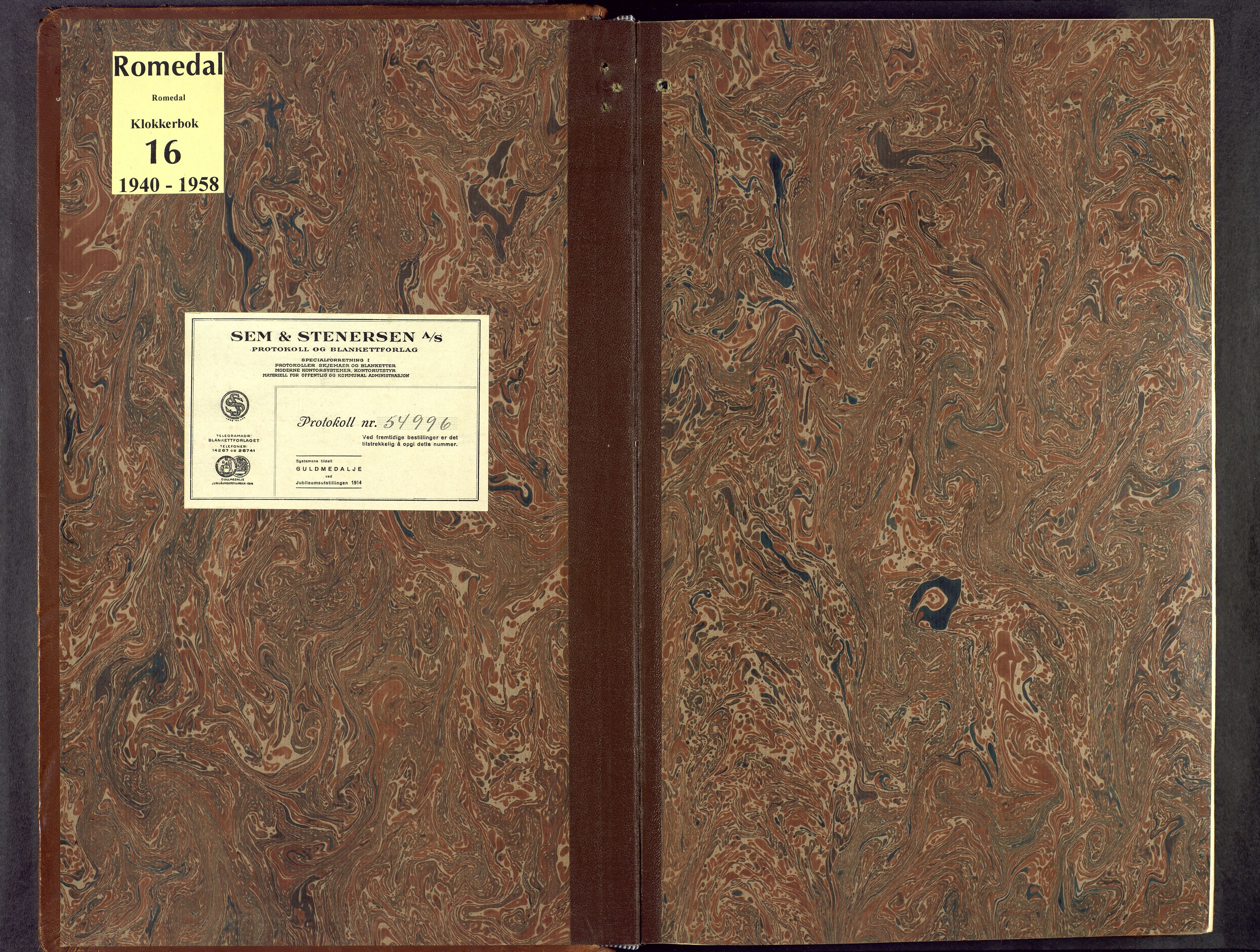 Romedal prestekontor, SAH/PREST-004/L/L0016: Parish register (copy) no. 16, 1940-1958