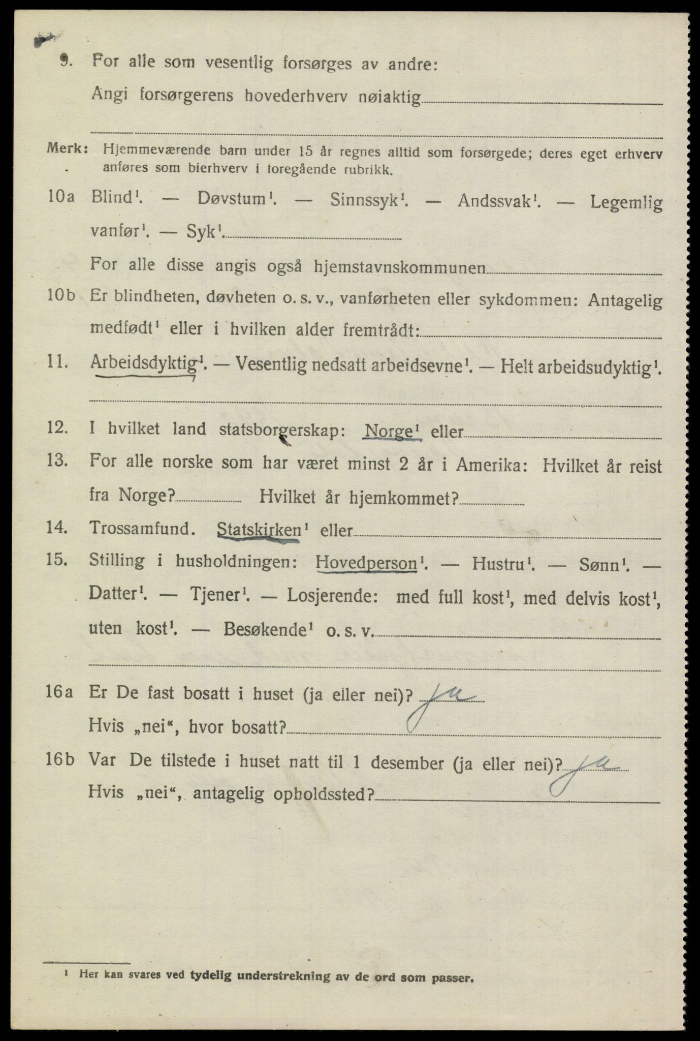 SAKO, 1920 census for Drangedal, 1920, p. 6134