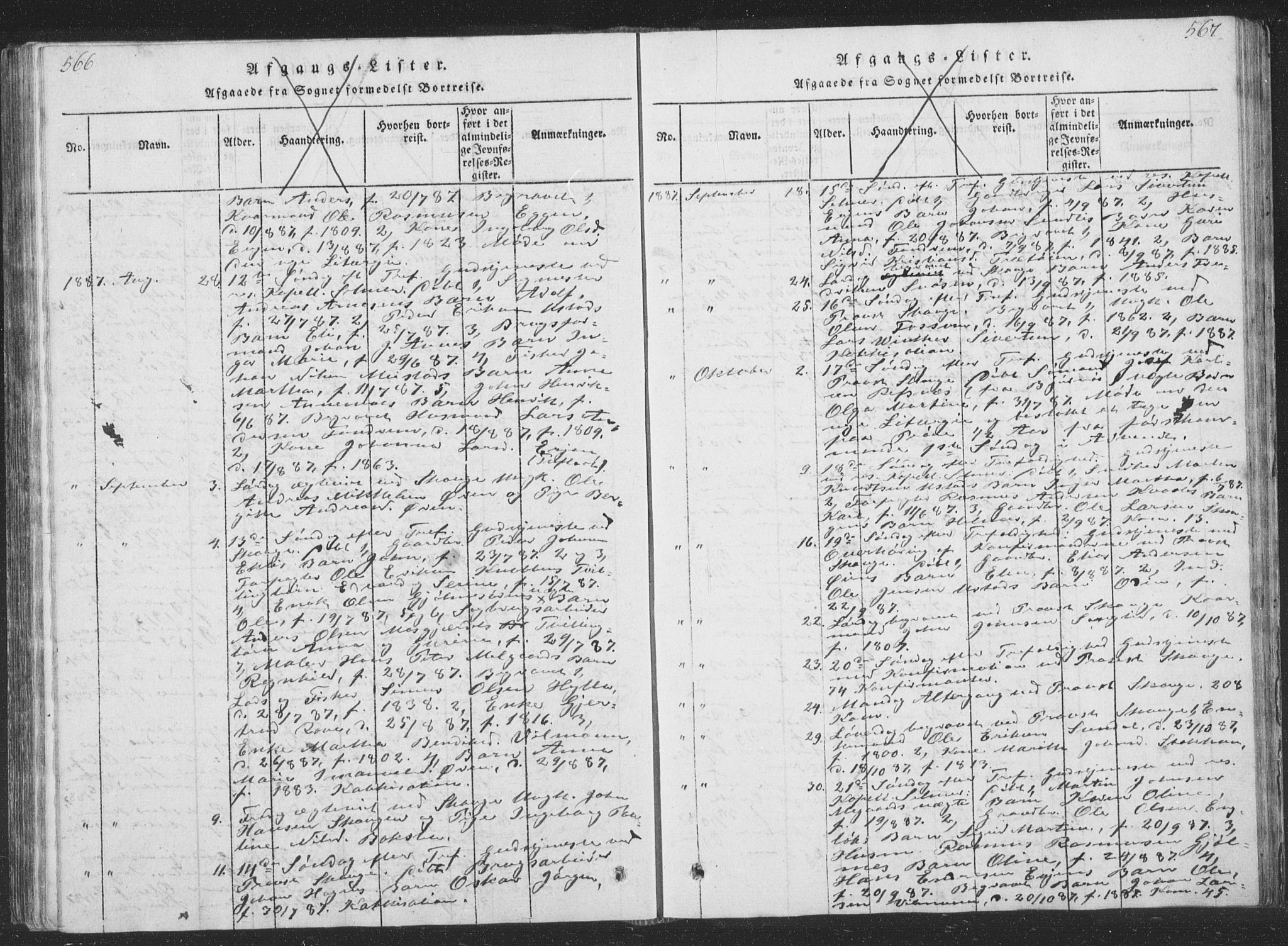 Ministerialprotokoller, klokkerbøker og fødselsregistre - Sør-Trøndelag, SAT/A-1456/668/L0816: Parish register (copy) no. 668C05, 1816-1893, p. 566-567