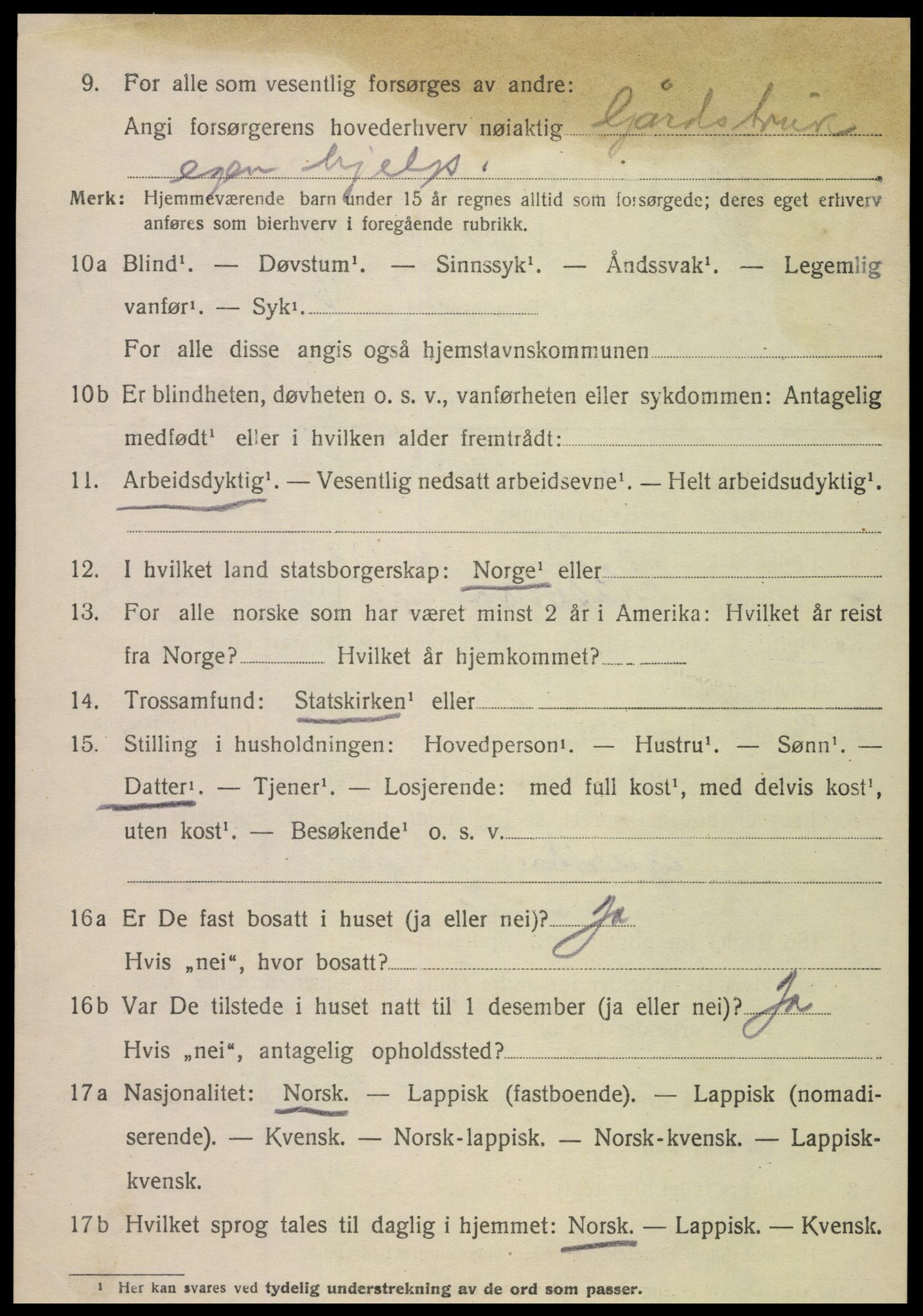 SAT, 1920 census for Leiranger, 1920, p. 468