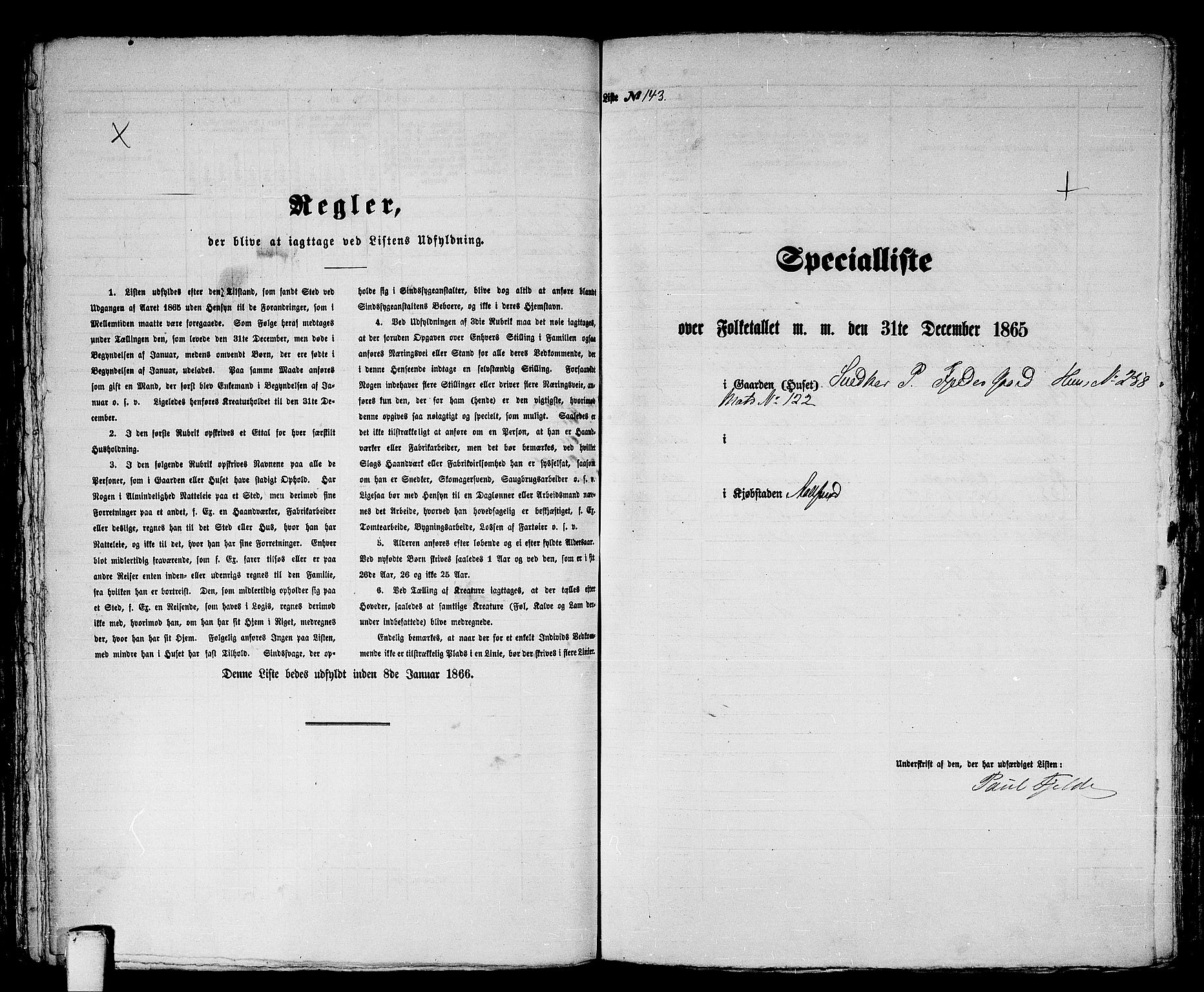 RA, 1865 census for Ålesund, 1865, p. 301