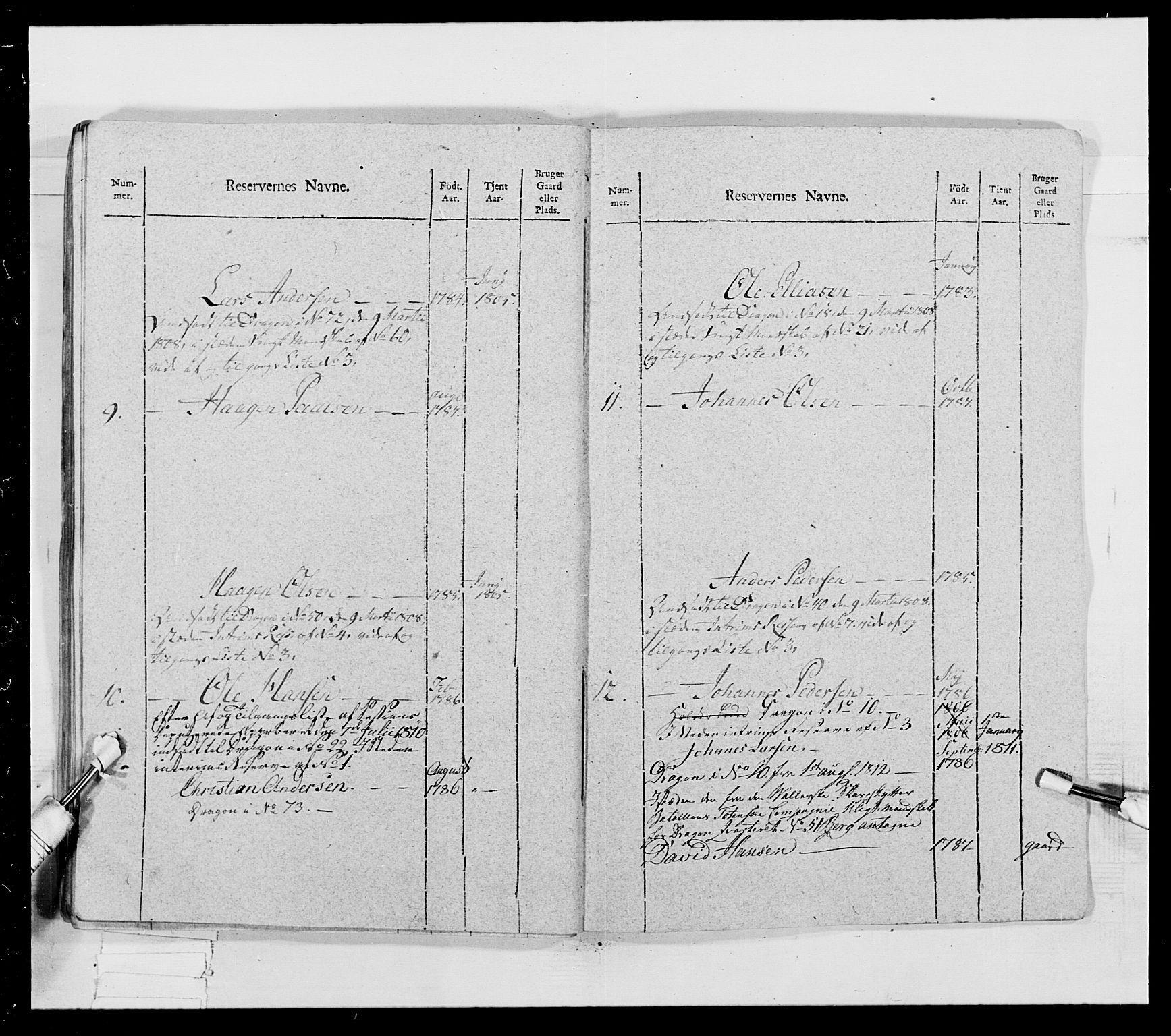 Generalitets- og kommissariatskollegiet, Det kongelige norske kommissariatskollegium, AV/RA-EA-5420/E/Eh/L0018: Opplandske dragonregiment, 1810-1811, p. 180