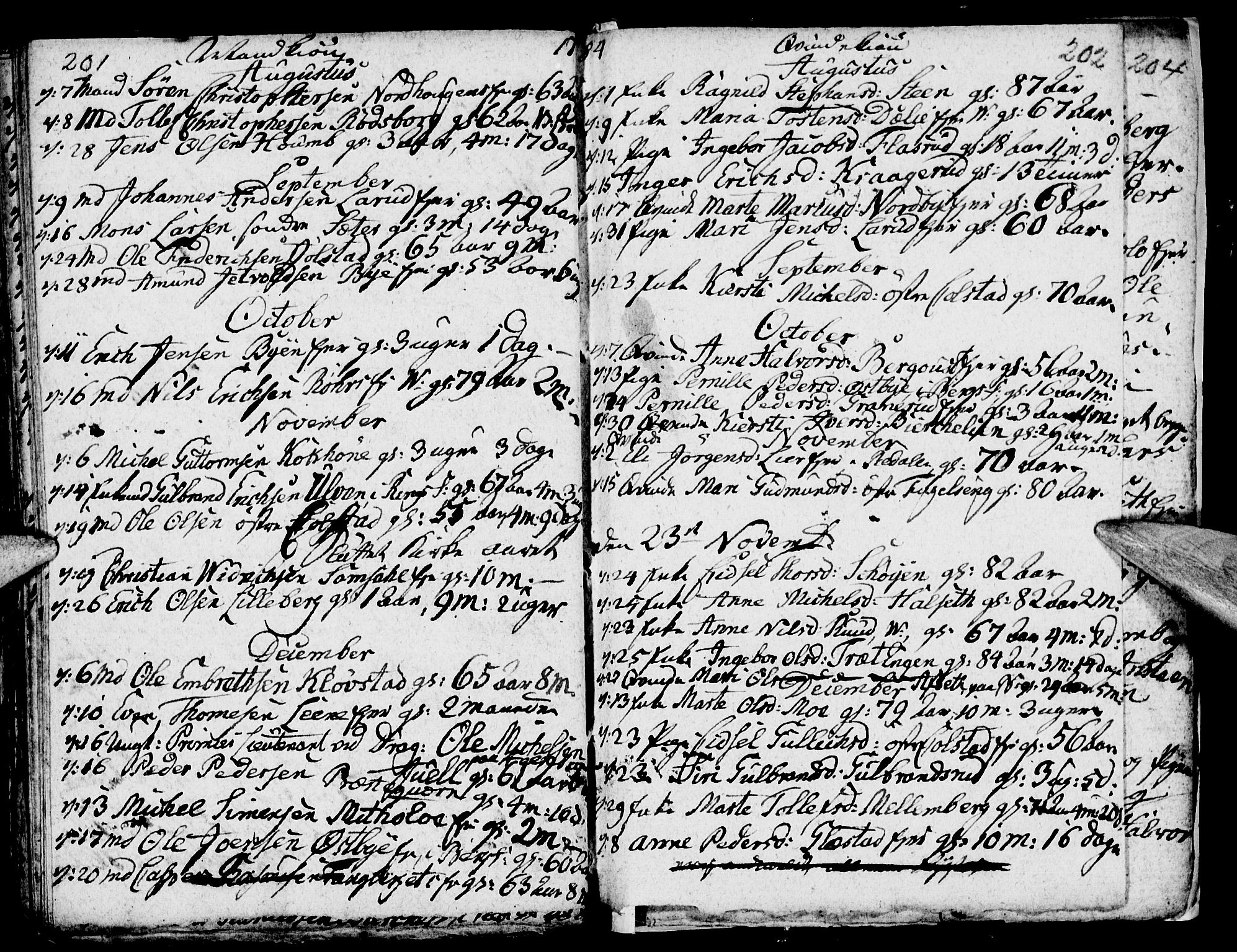 Ringsaker prestekontor, AV/SAH-PREST-014/I/Ia/L0005/0003: Parish register draft no. 5.3, 1780-1784, p. 201-202