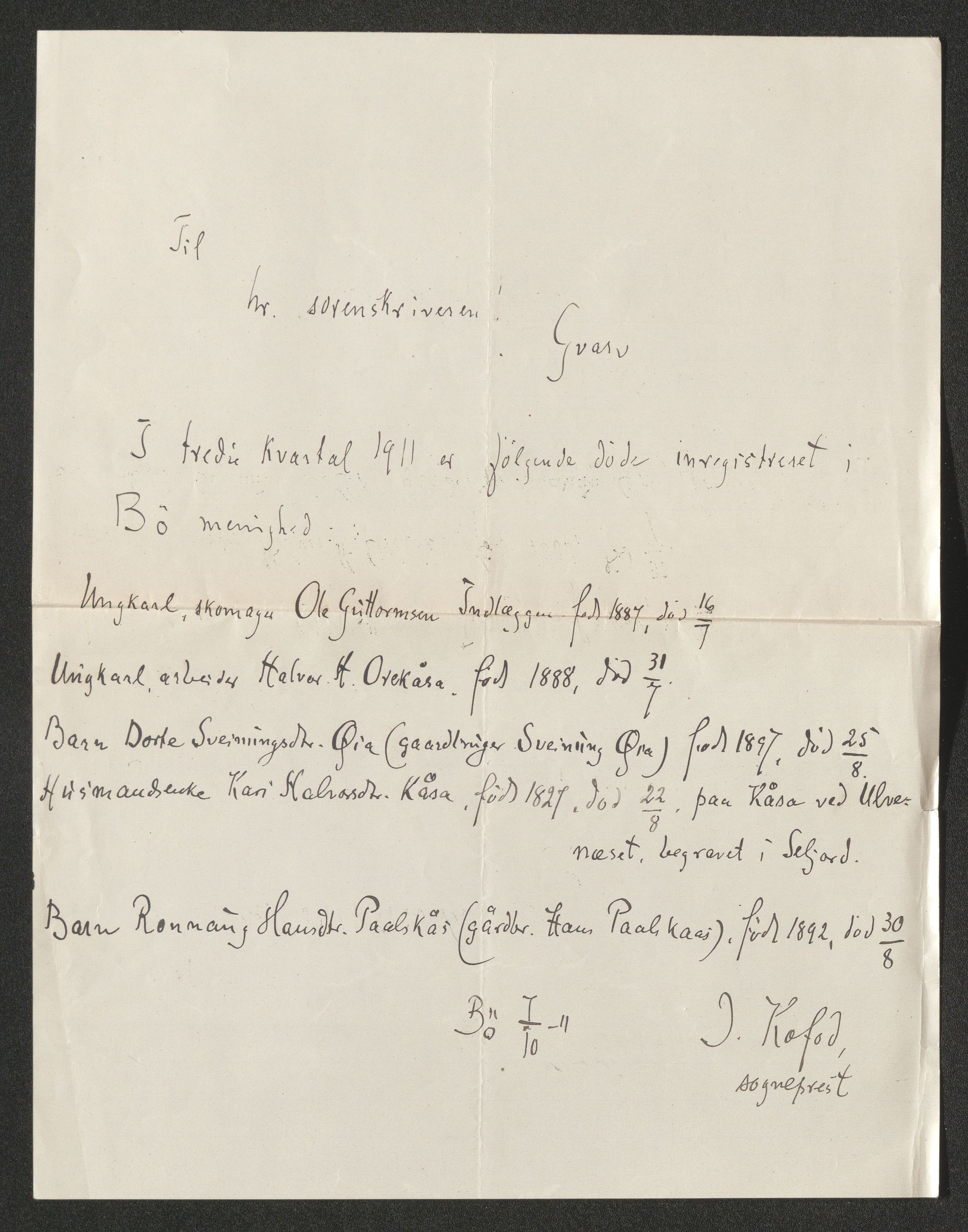Nedre Telemark sorenskriveri, AV/SAKO-A-135/H/Ha/Hab/L0005: Dødsfallsfortegnelser
, 1911-1916, p. 28