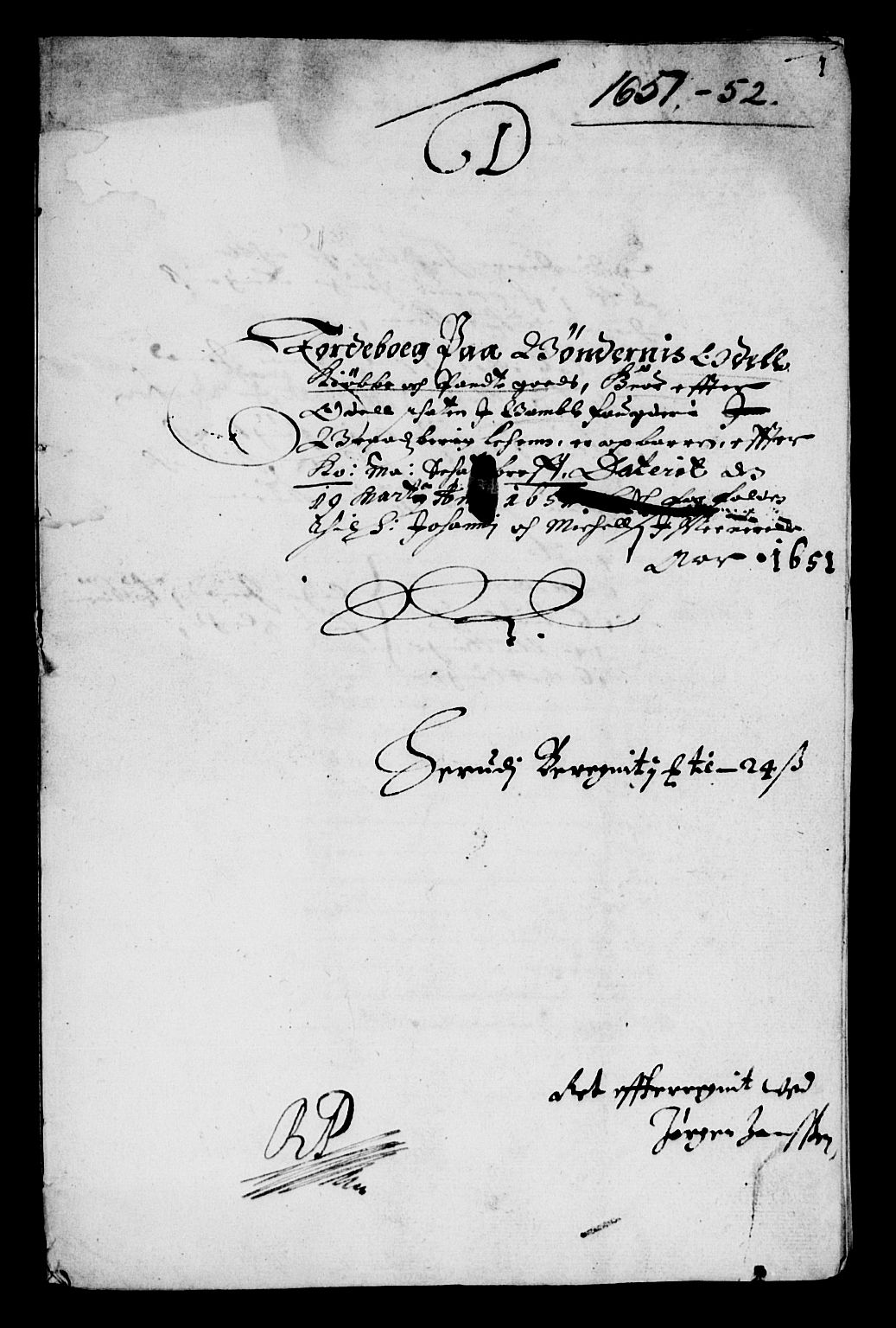 Rentekammeret inntil 1814, Reviderte regnskaper, Lensregnskaper, AV/RA-EA-5023/R/Rb/Rbp/L0038: Bratsberg len, 1651-1653