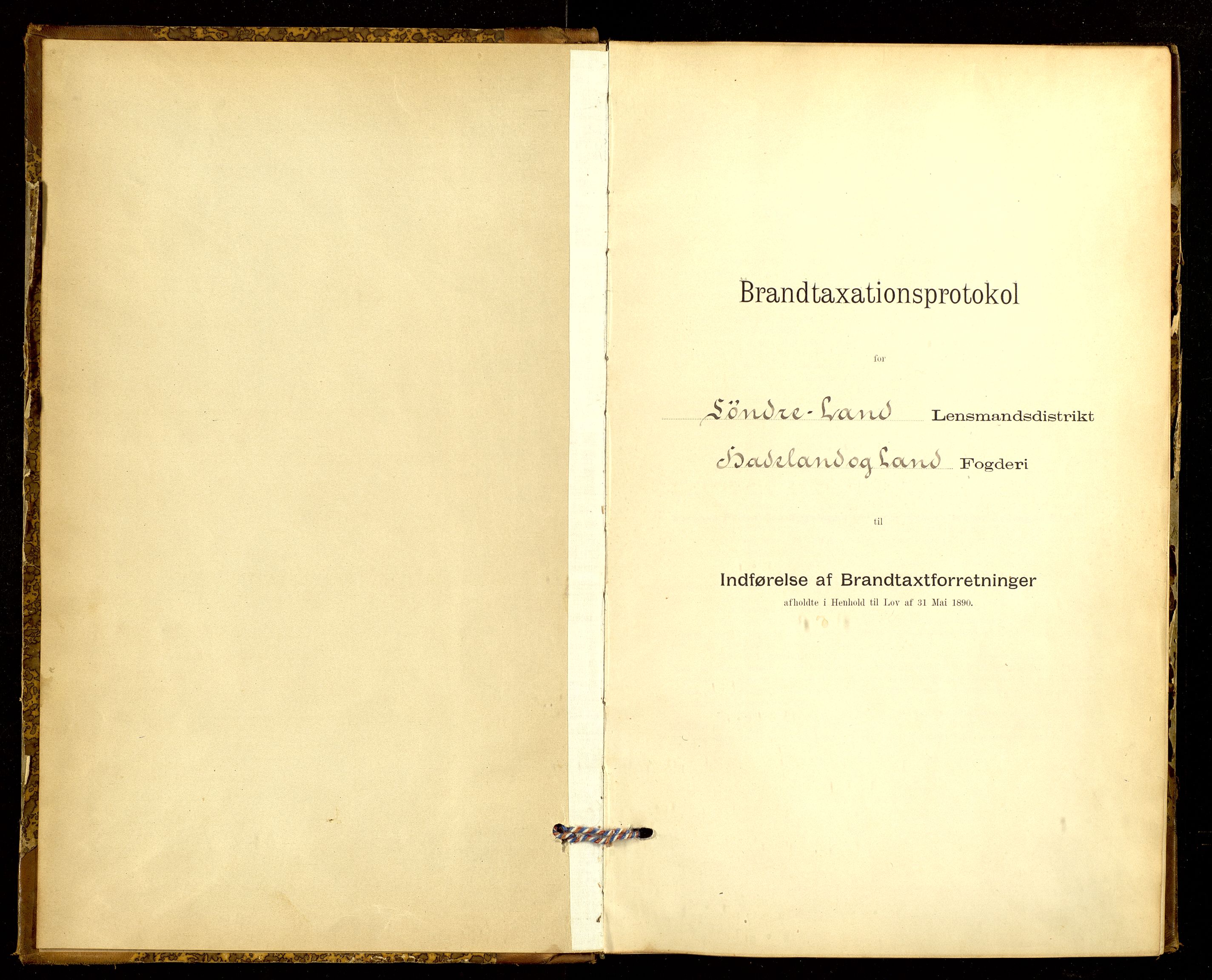 Norges Brannkasse, Søndre Land, SAH/NBRANL-052/F/L0007: Branntakstprotokoll, 1895-1915