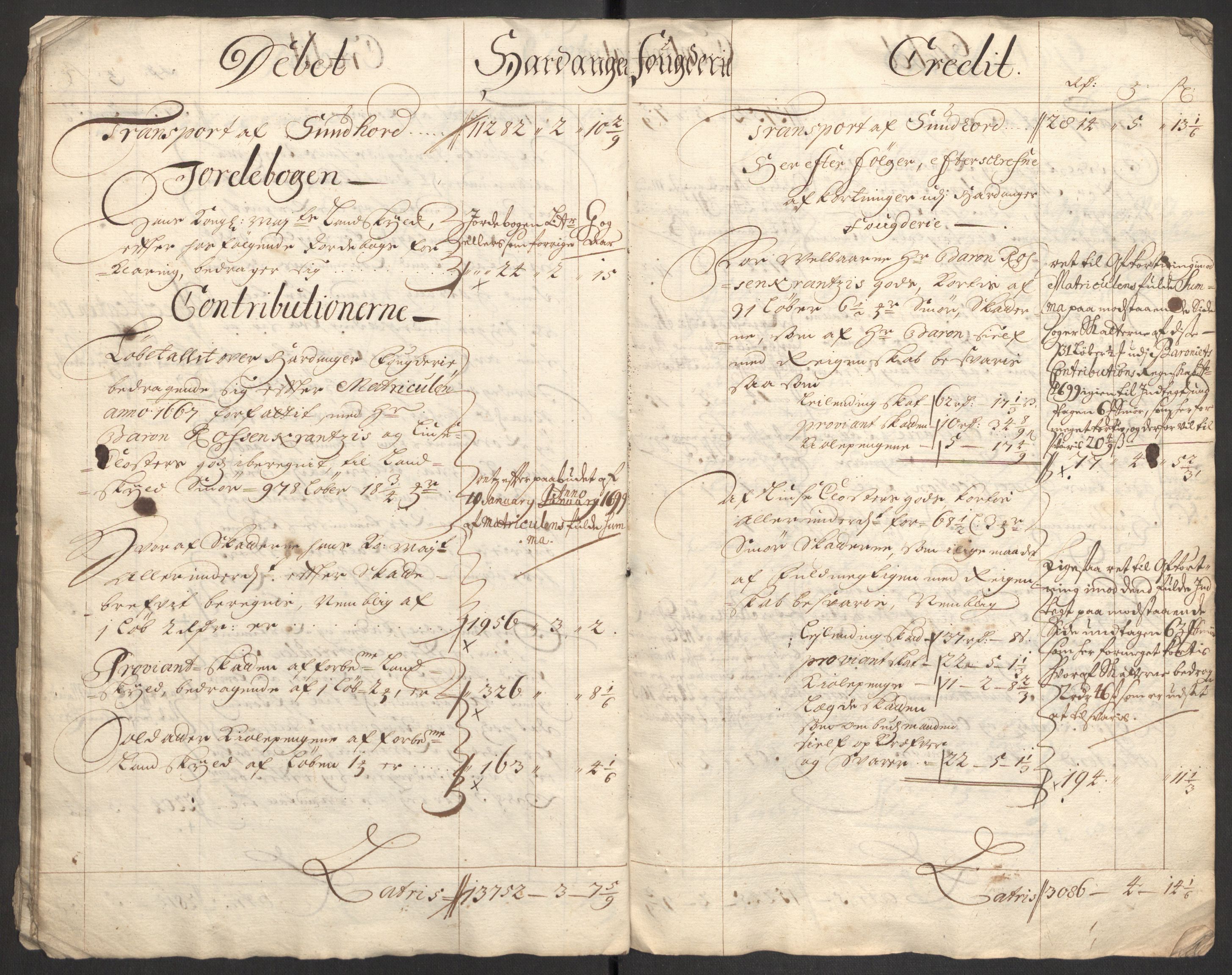 Rentekammeret inntil 1814, Reviderte regnskaper, Fogderegnskap, AV/RA-EA-4092/R48/L2978: Fogderegnskap Sunnhordland og Hardanger, 1699, p. 28