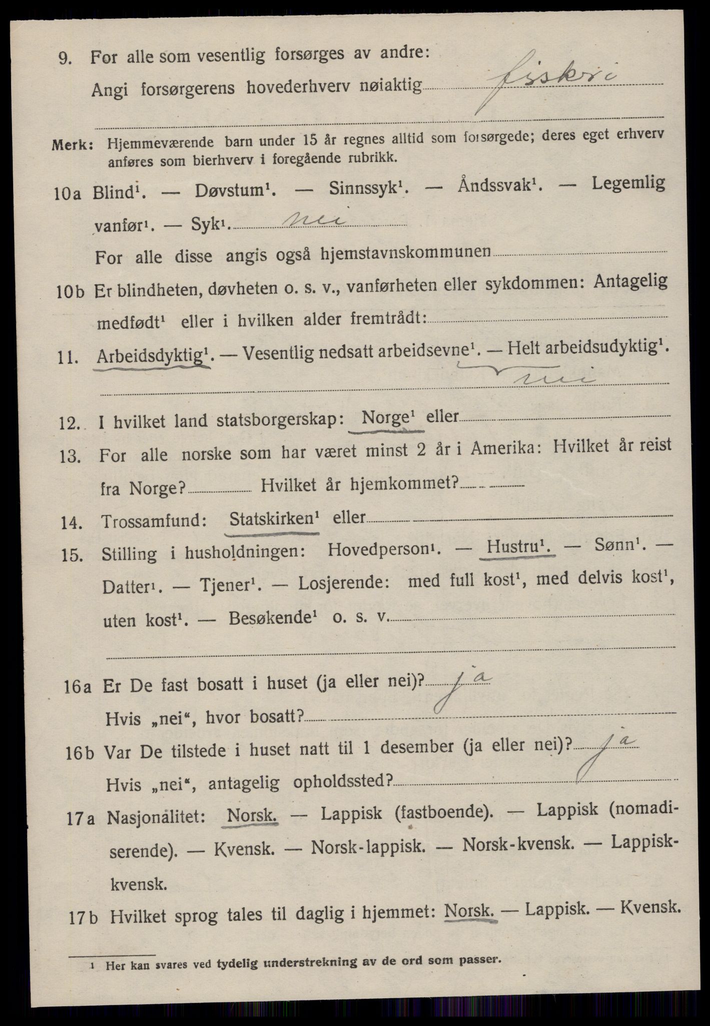 SAT, 1920 census for Fillan, 1920, p. 1463