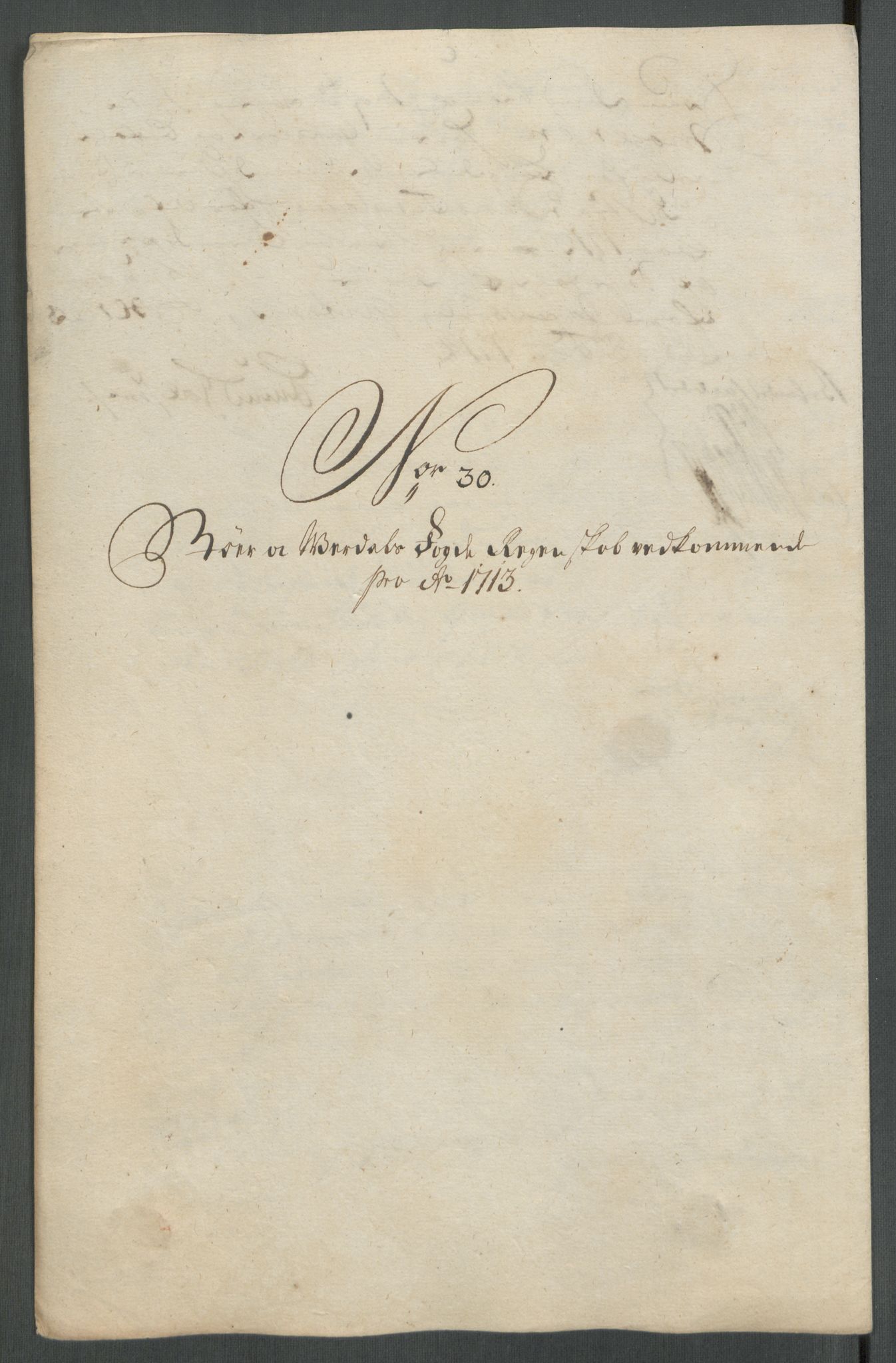 Rentekammeret inntil 1814, Reviderte regnskaper, Fogderegnskap, RA/EA-4092/R62/L4203: Fogderegnskap Stjørdal og Verdal, 1713, p. 265