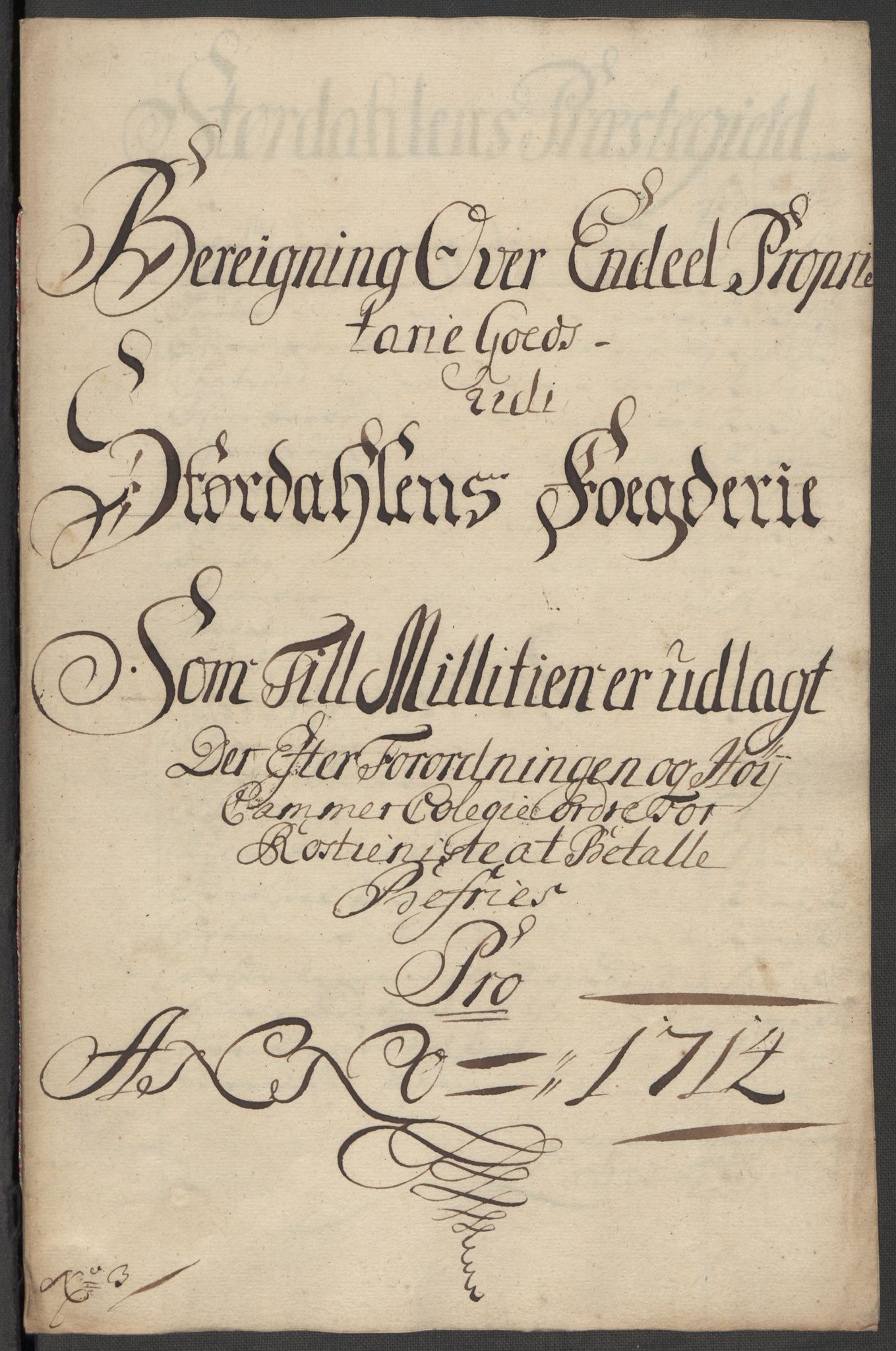 Rentekammeret inntil 1814, Reviderte regnskaper, Fogderegnskap, AV/RA-EA-4092/R62/L4204: Fogderegnskap Stjørdal og Verdal, 1714, p. 96