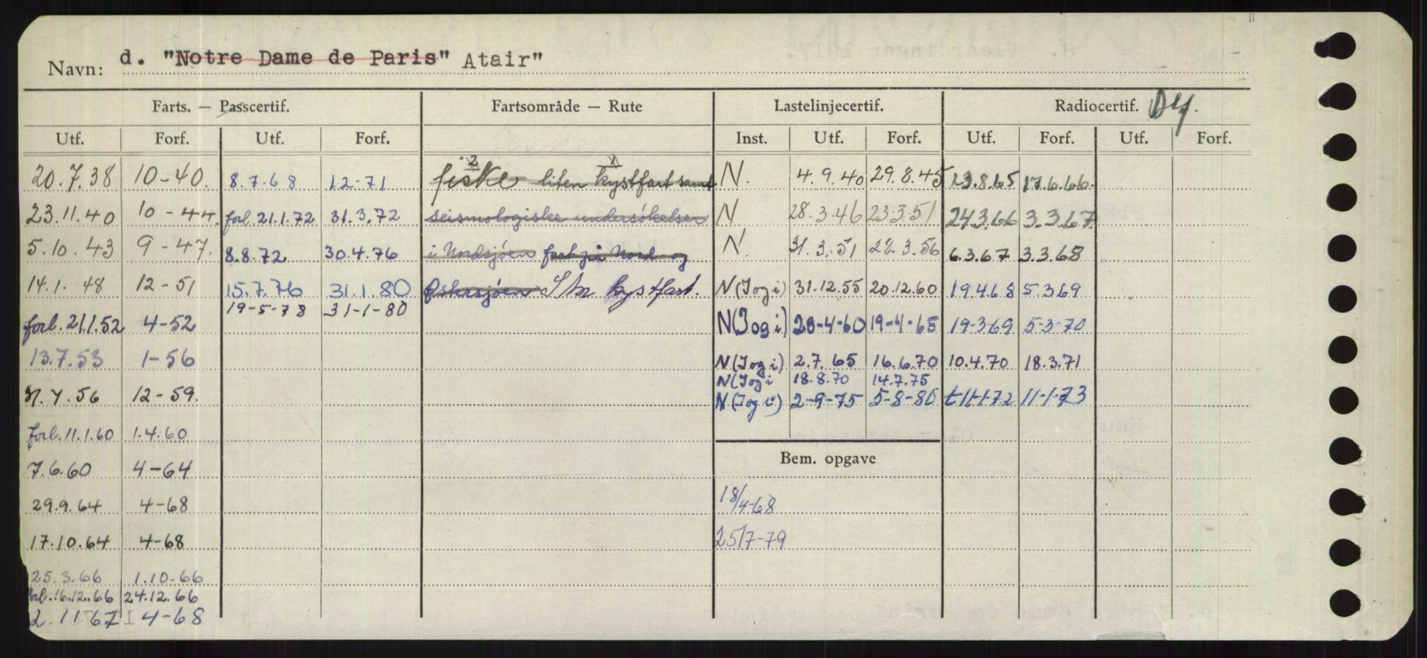 Sjøfartsdirektoratet med forløpere, Skipsmålingen, AV/RA-S-1627/H/Hd/L0002: Fartøy, Apa-Axe, p. 350