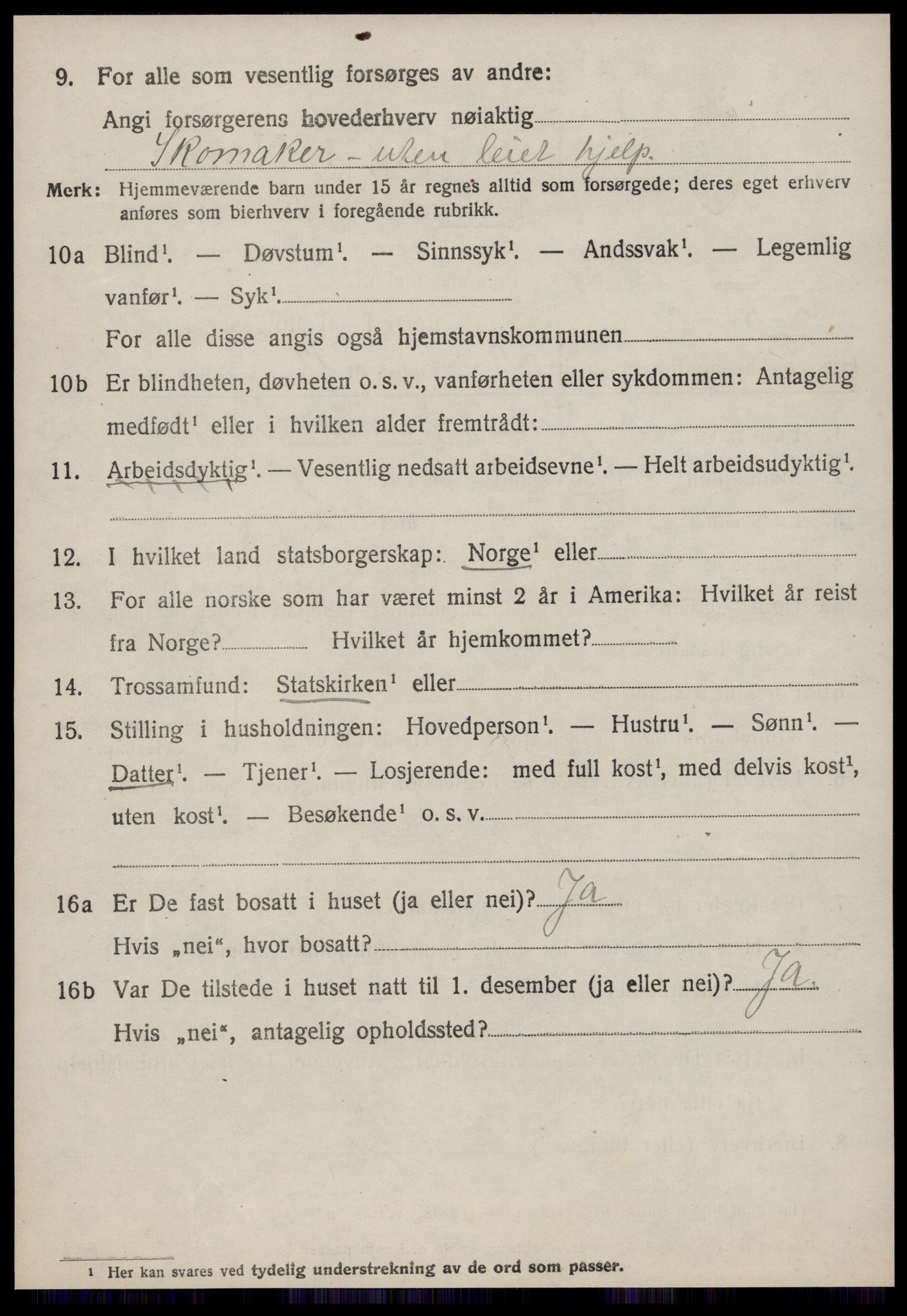 SAT, 1920 census for Sykkylven, 1920, p. 3052