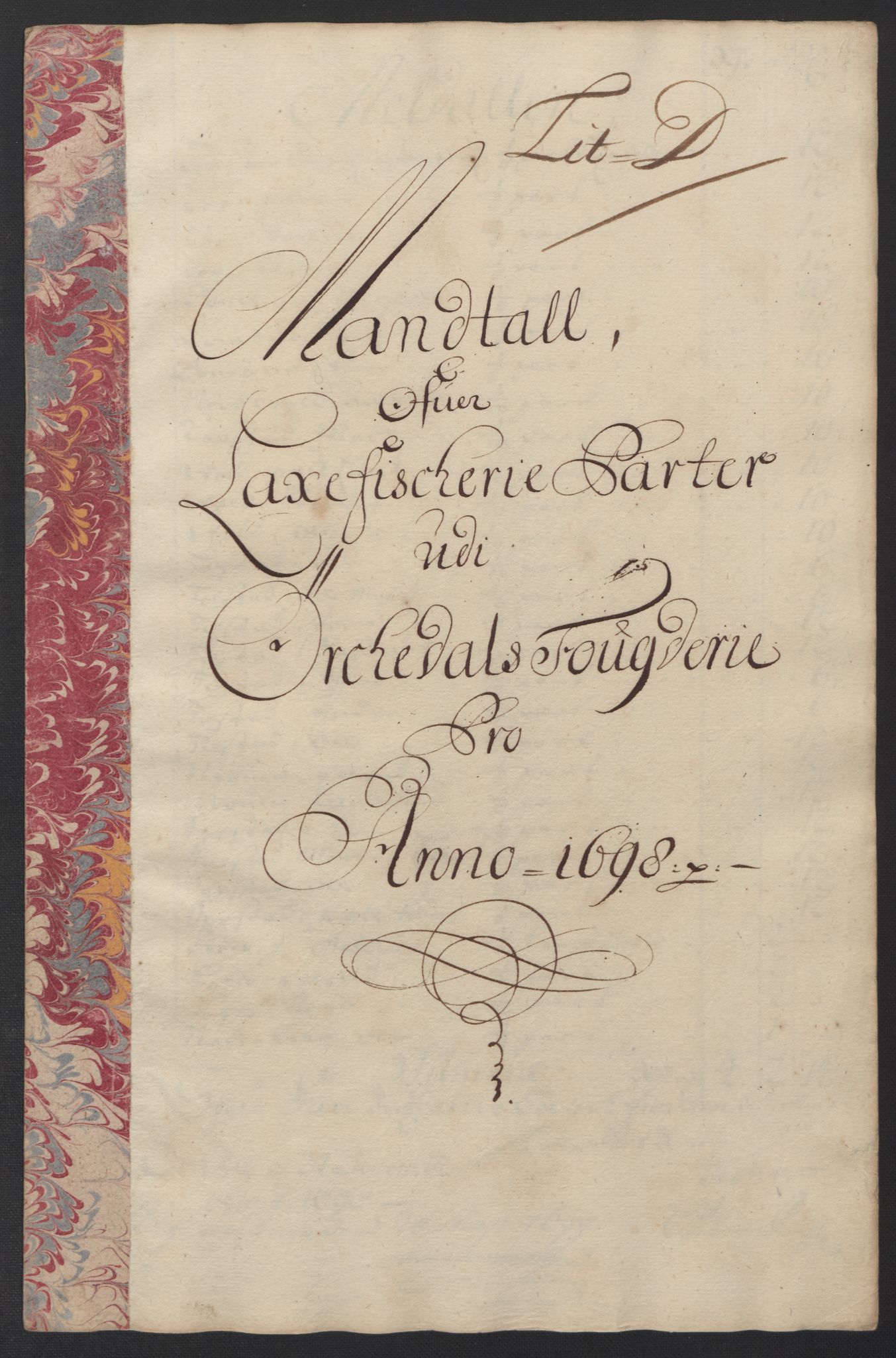 Rentekammeret inntil 1814, Reviderte regnskaper, Fogderegnskap, AV/RA-EA-4092/R60/L3948: Fogderegnskap Orkdal og Gauldal, 1698, p. 136