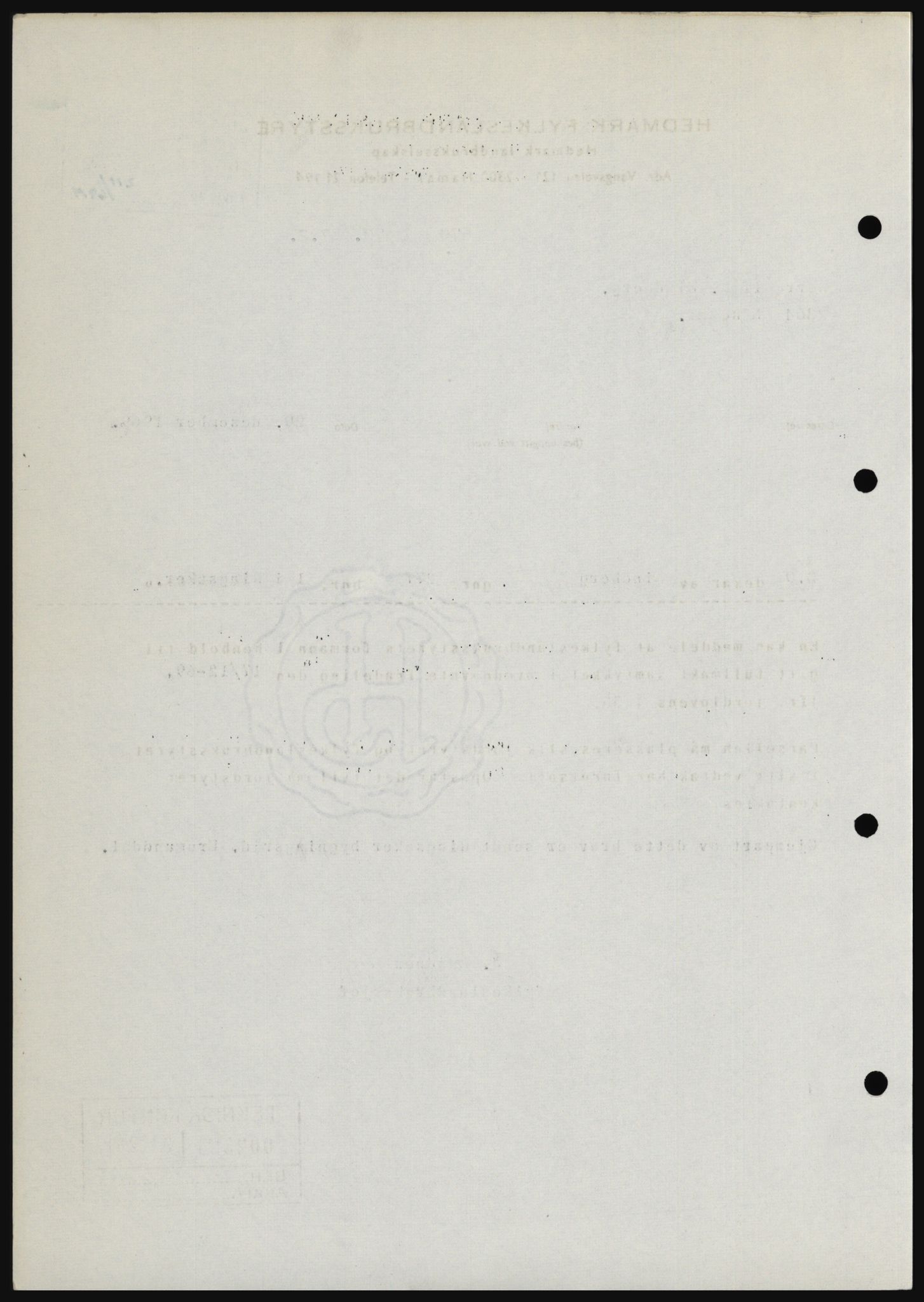 Nord-Hedmark sorenskriveri, SAH/TING-012/H/Hc/L0033: Mortgage book no. 33, 1970-1970, Diary no: : 670/1970