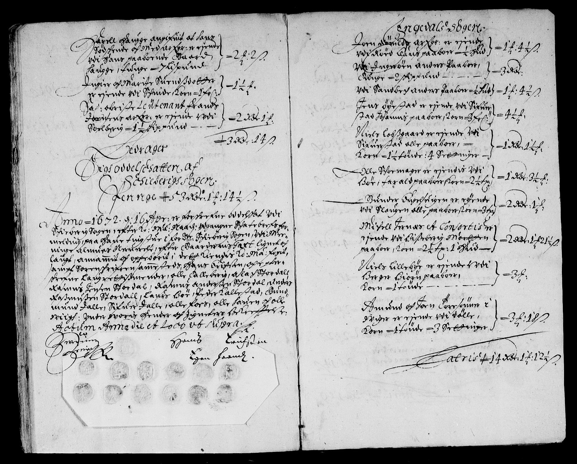 Rentekammeret inntil 1814, Reviderte regnskaper, Stiftamtstueregnskaper, Landkommissariatet på Akershus og Akershus stiftamt, AV/RA-EA-5869/R/Rb/L0084: Akershus stiftamt, 1672