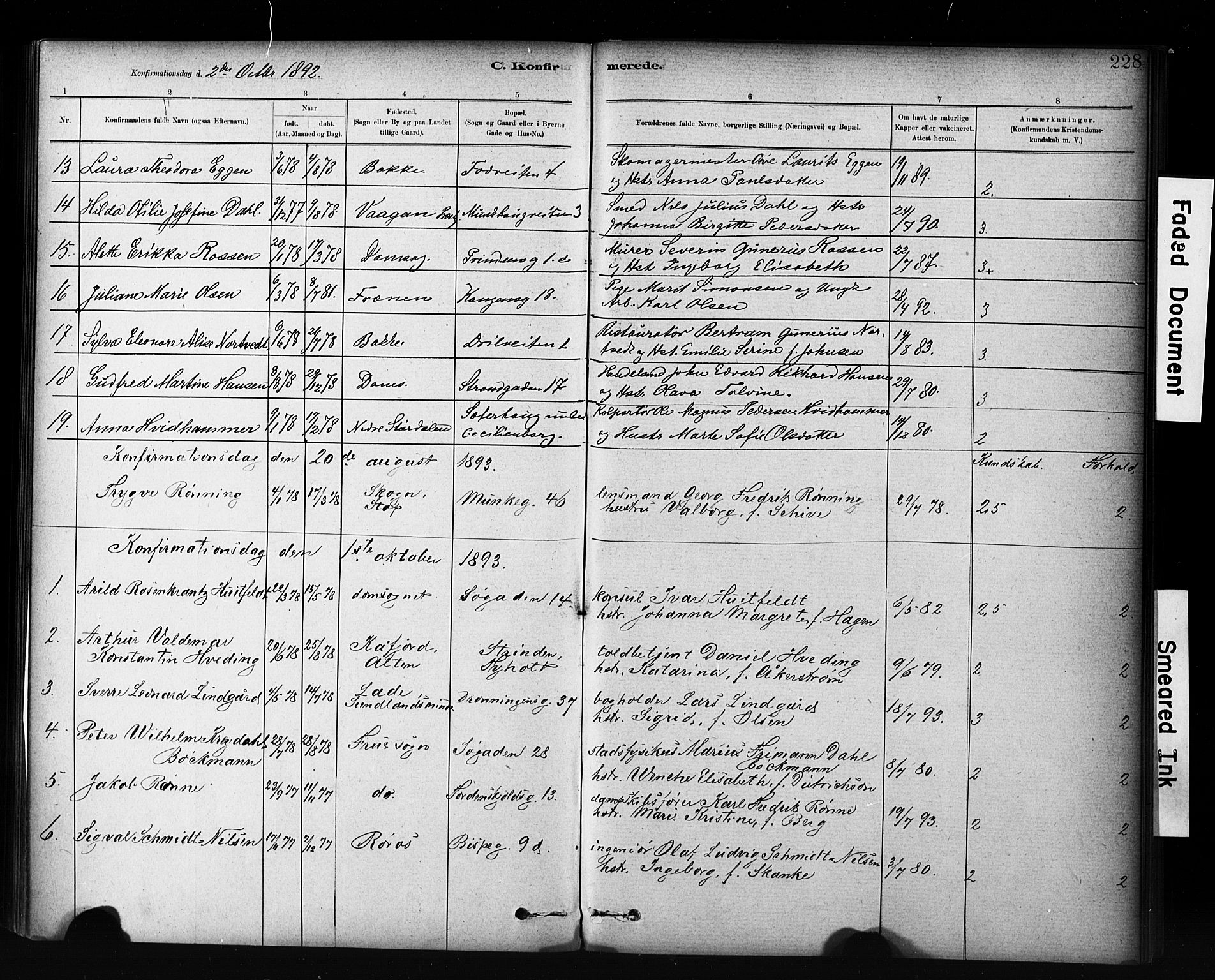 Ministerialprotokoller, klokkerbøker og fødselsregistre - Sør-Trøndelag, SAT/A-1456/601/L0071: Curate's parish register no. 601B04, 1882-1931, p. 228