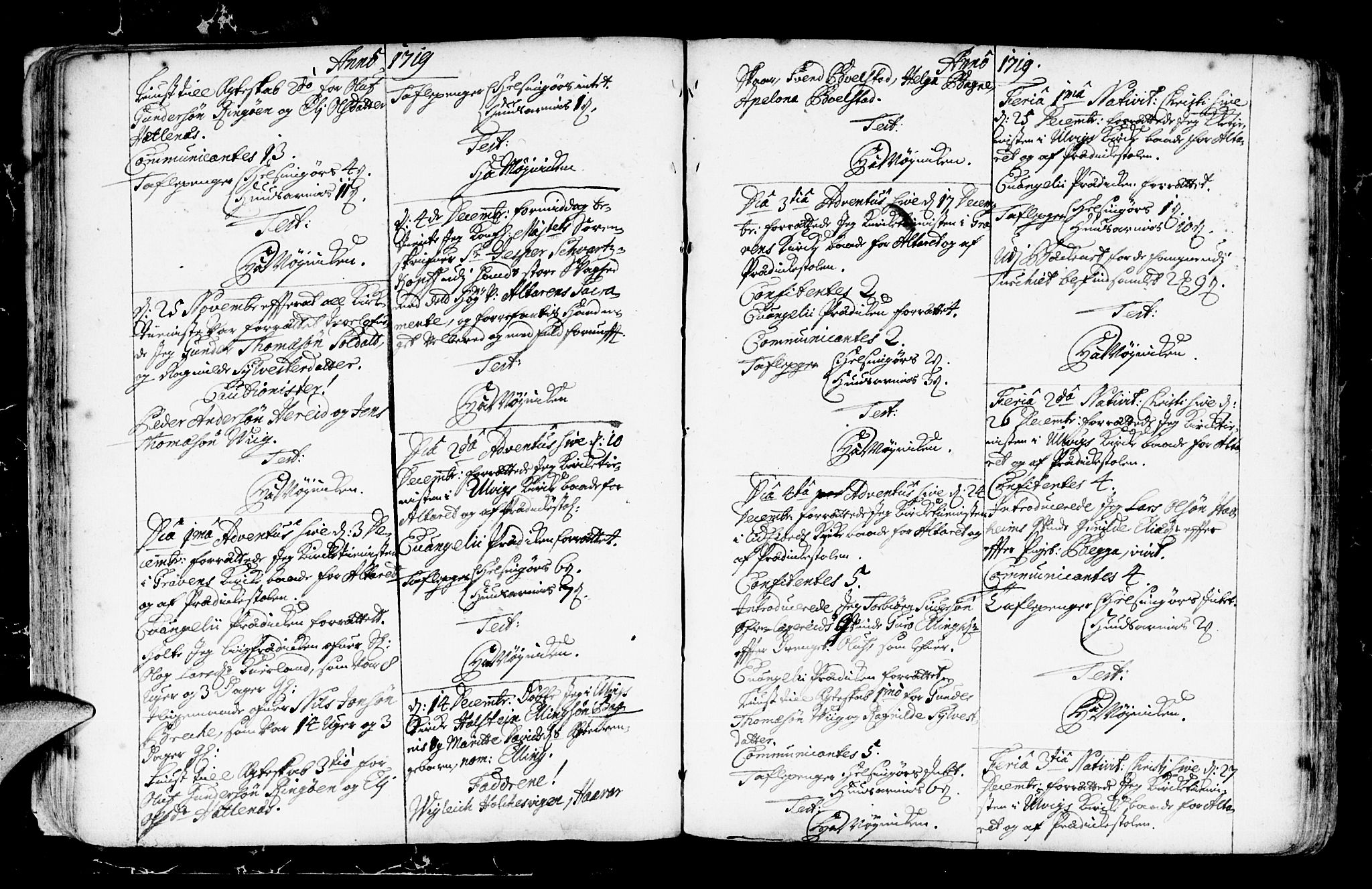 Ulvik sokneprestembete, SAB/A-78801/H/Haa: Parish register (official) no. A 4, 1718-1725, p. 33
