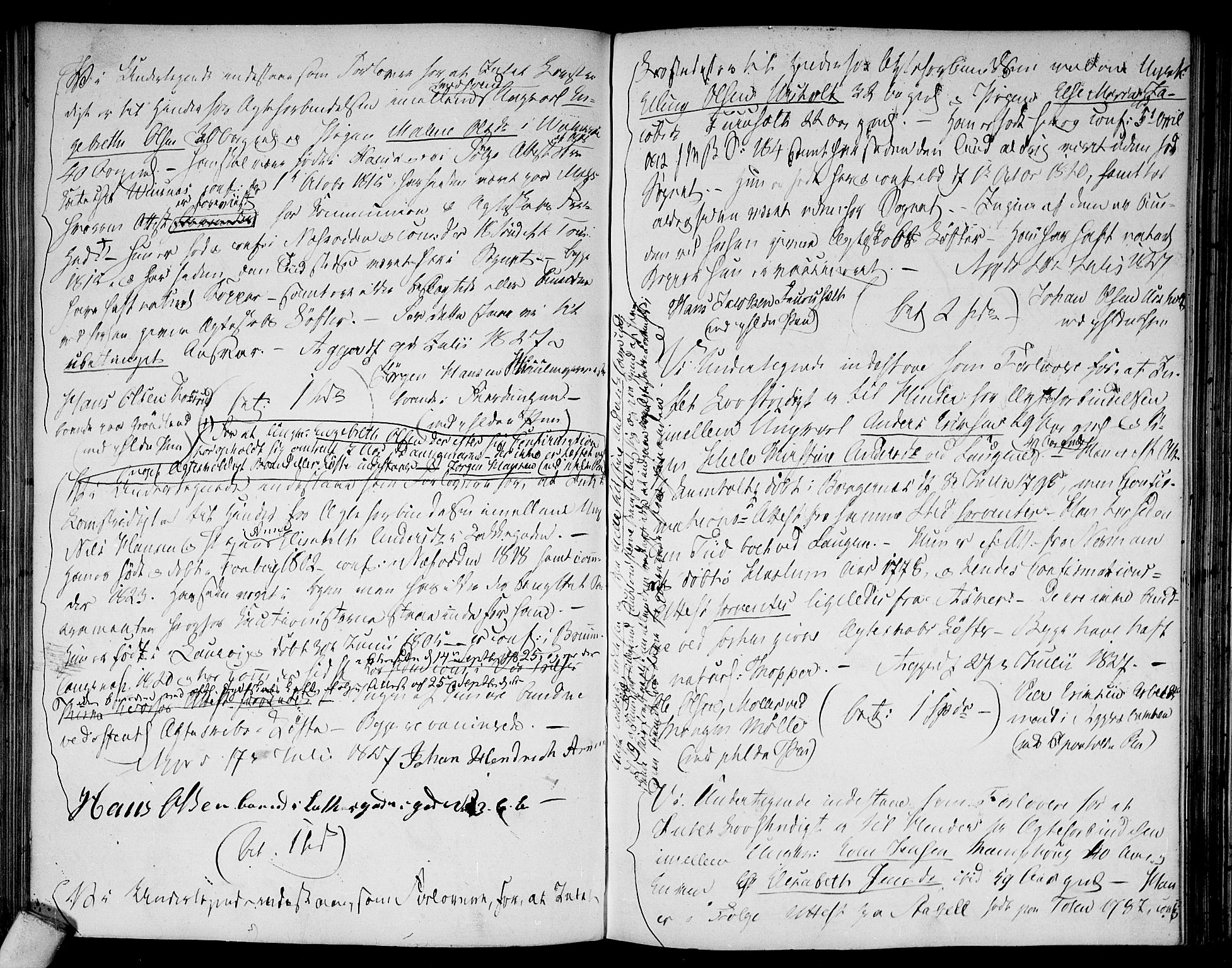 Aker prestekontor kirkebøker, AV/SAO-A-10861/L/L0004: Best man's statements no. 4, 1778-1831