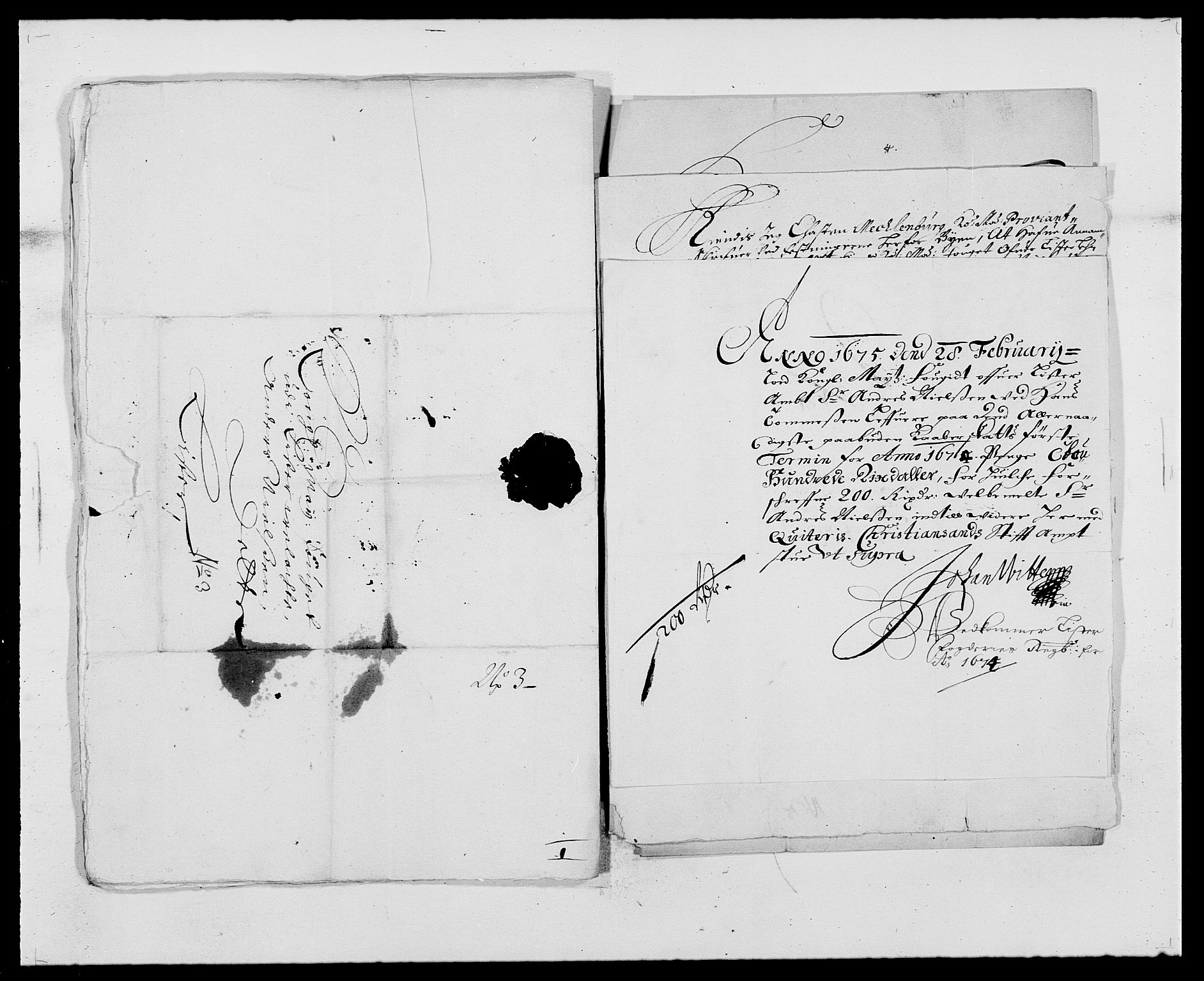 Rentekammeret inntil 1814, Reviderte regnskaper, Fogderegnskap, AV/RA-EA-4092/R41/L2528: Fogderegnskap Lista, 1673-1674, p. 291