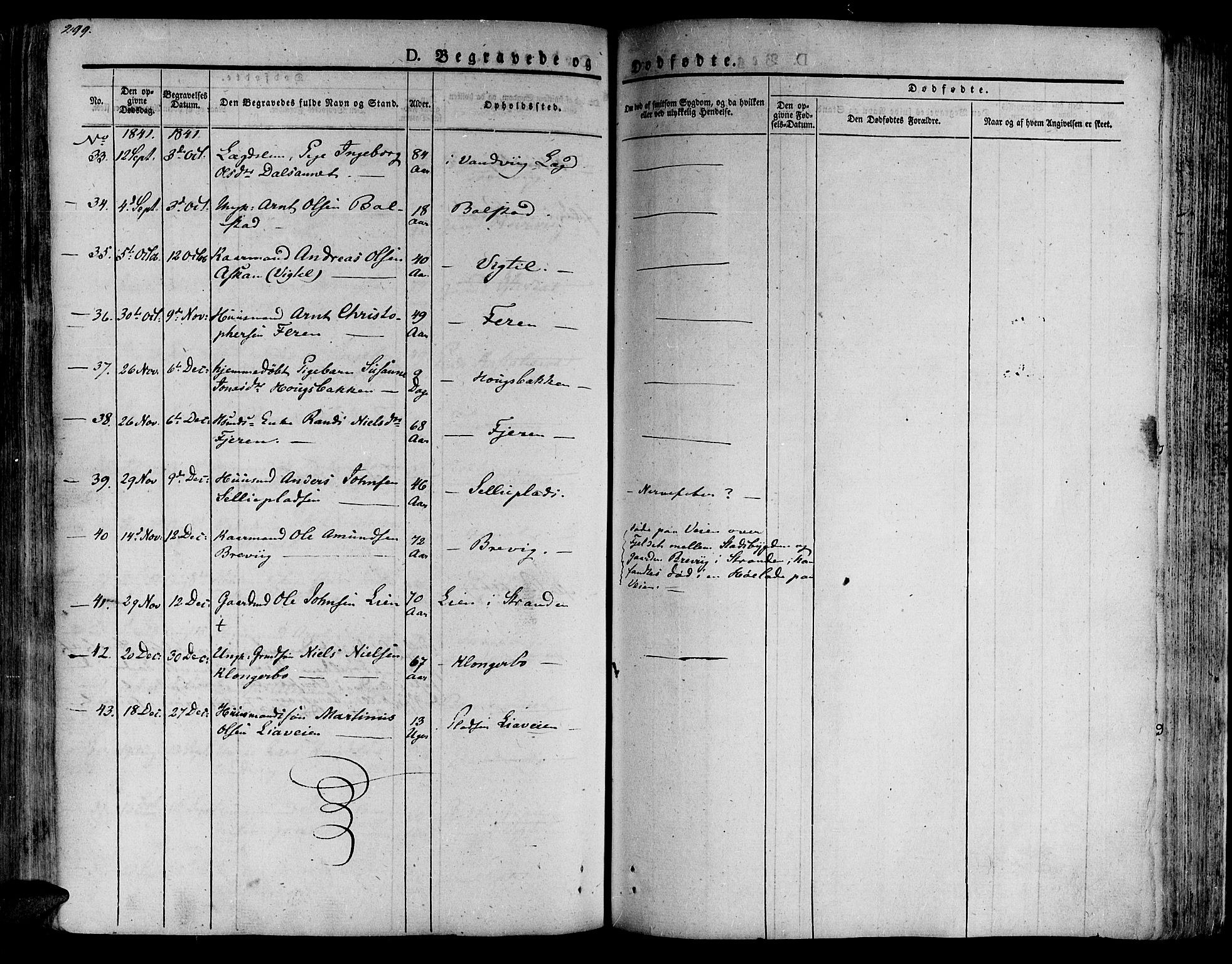 Ministerialprotokoller, klokkerbøker og fødselsregistre - Nord-Trøndelag, AV/SAT-A-1458/701/L0006: Parish register (official) no. 701A06, 1825-1841, p. 299