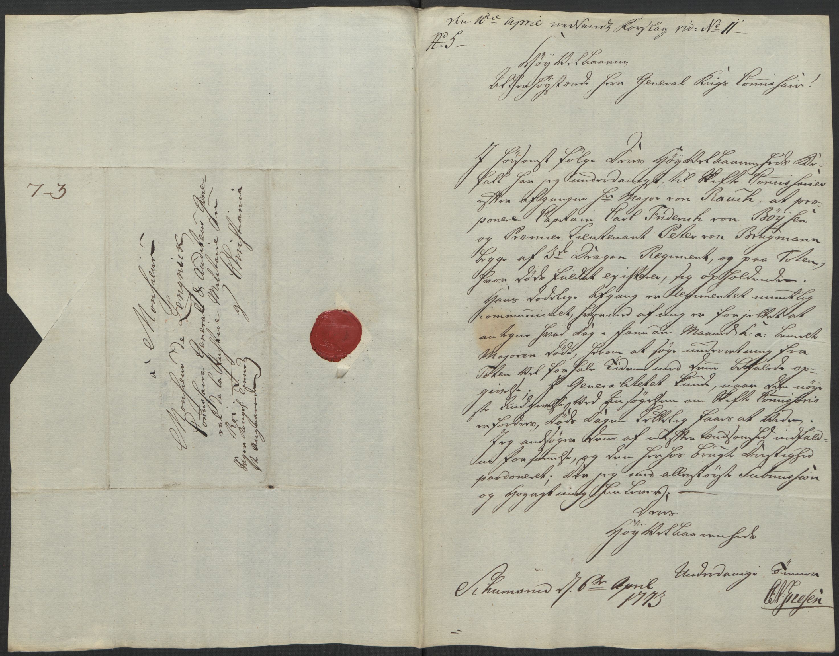 Forsvaret, Generalauditøren, AV/RA-RAFA-1772/F/Fj/Fja/L0024: --, 1751-1814, p. 253