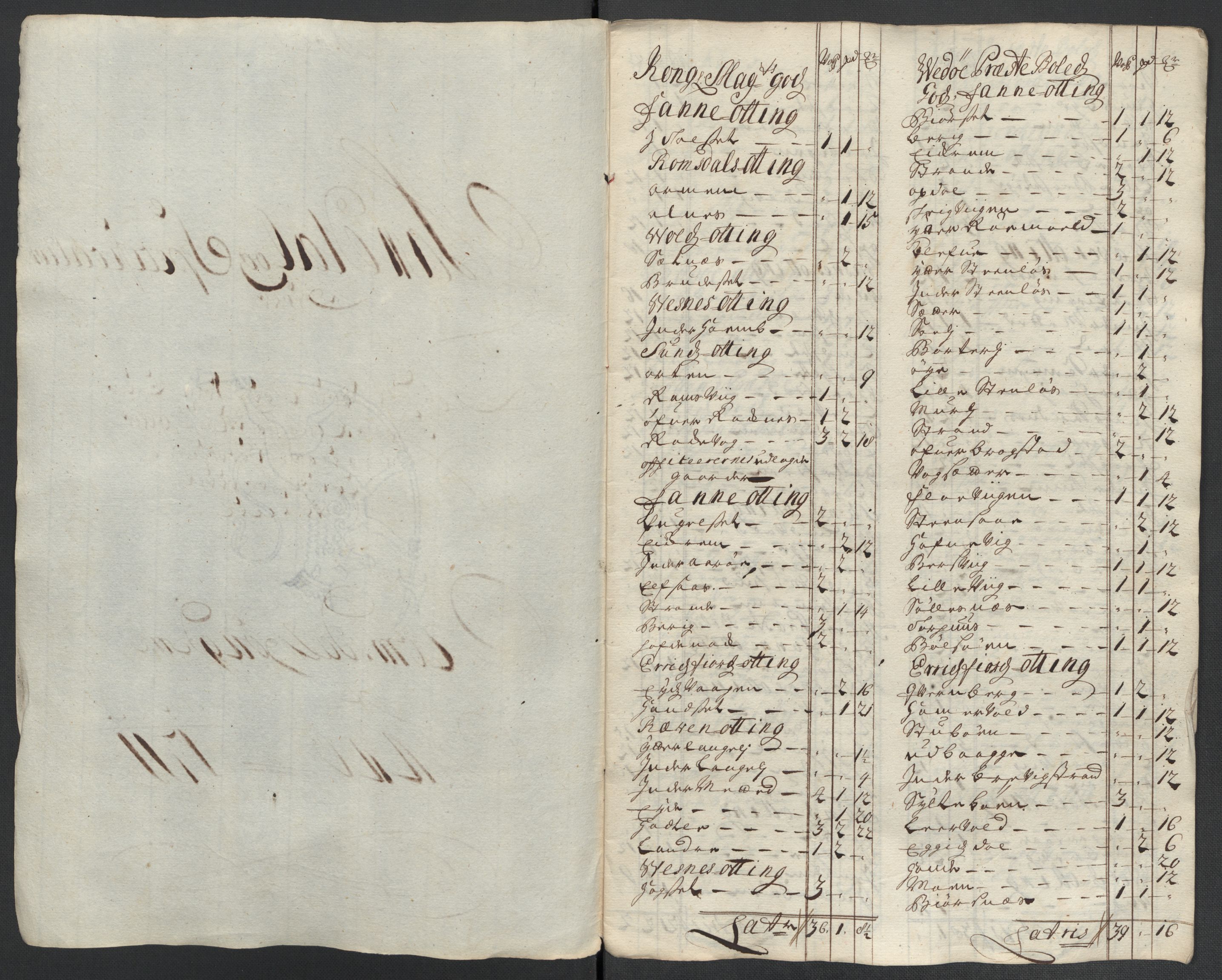 Rentekammeret inntil 1814, Reviderte regnskaper, Fogderegnskap, AV/RA-EA-4092/R55/L3660: Fogderegnskap Romsdal, 1711, p. 415