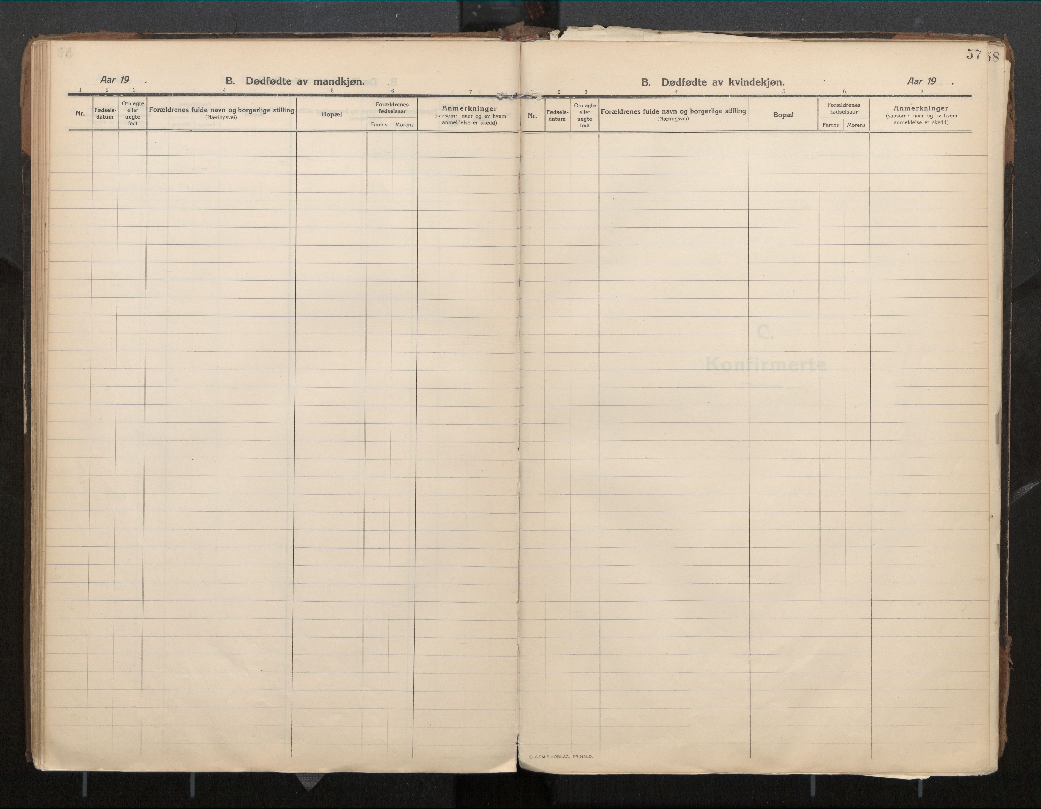 Ministerialprotokoller, klokkerbøker og fødselsregistre - Møre og Romsdal, AV/SAT-A-1454/571/L0836b: Parish register (official) no. 571A03, 1911-1926, p. 57