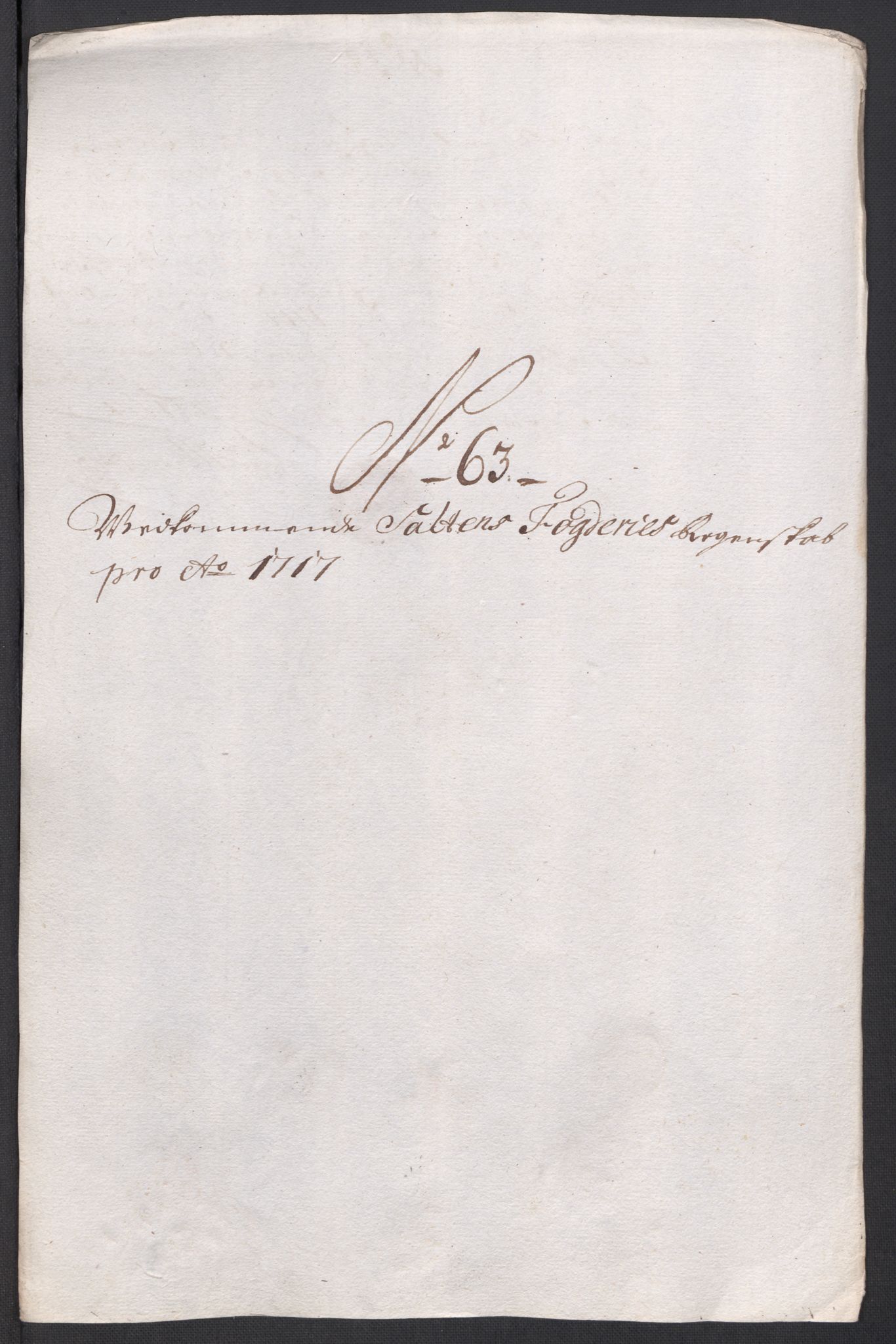 Rentekammeret inntil 1814, Reviderte regnskaper, Fogderegnskap, RA/EA-4092/R66/L4587: Fogderegnskap Salten, 1717, p. 344