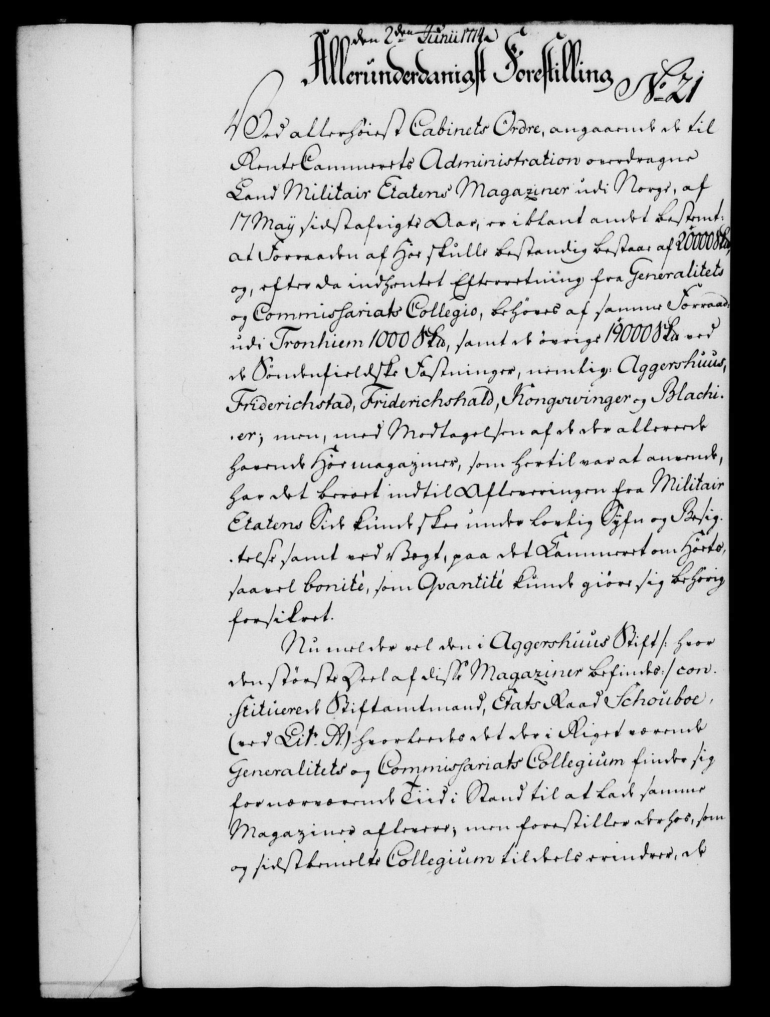 Rentekammeret, Kammerkanselliet, RA/EA-3111/G/Gf/Gfa/L0056: Norsk relasjons- og resolusjonsprotokoll (merket RK 52.56), 1774, p. 99