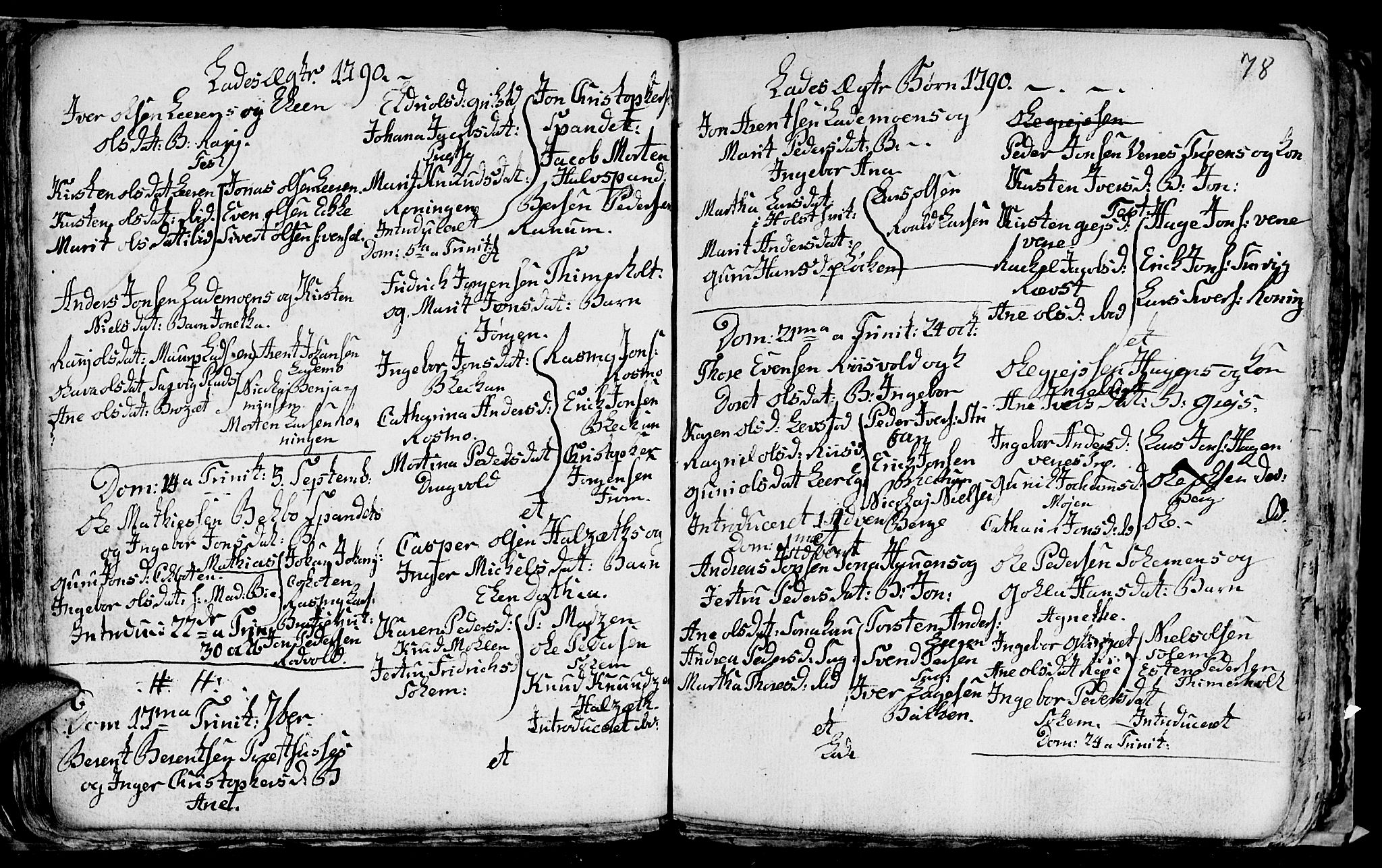 Ministerialprotokoller, klokkerbøker og fødselsregistre - Sør-Trøndelag, SAT/A-1456/606/L0305: Parish register (copy) no. 606C01, 1757-1819, p. 78