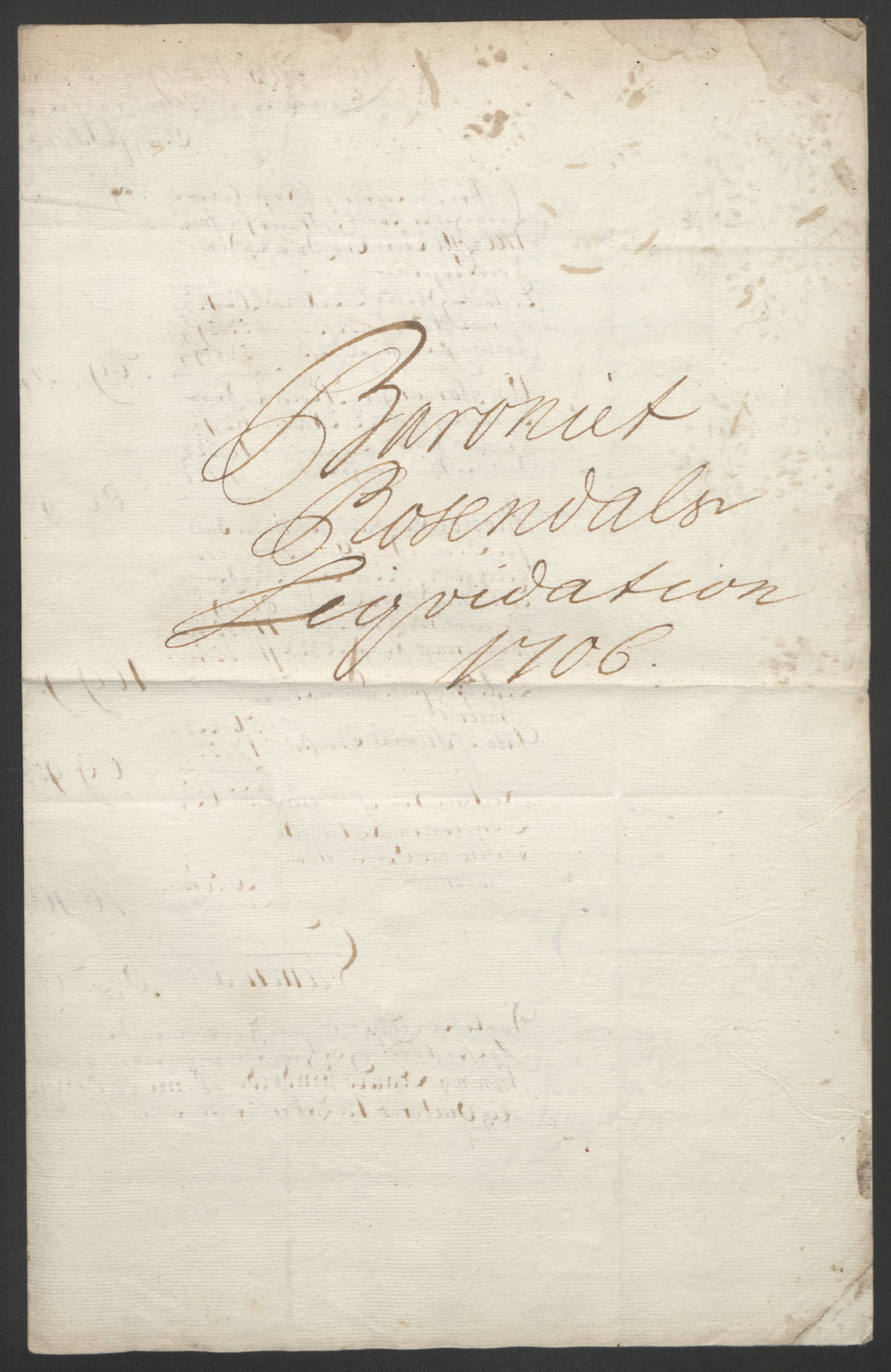 Rentekammeret inntil 1814, Reviderte regnskaper, Fogderegnskap, AV/RA-EA-4092/R49/L3138: Fogderegnskap Rosendal Baroni, 1691-1714, p. 189