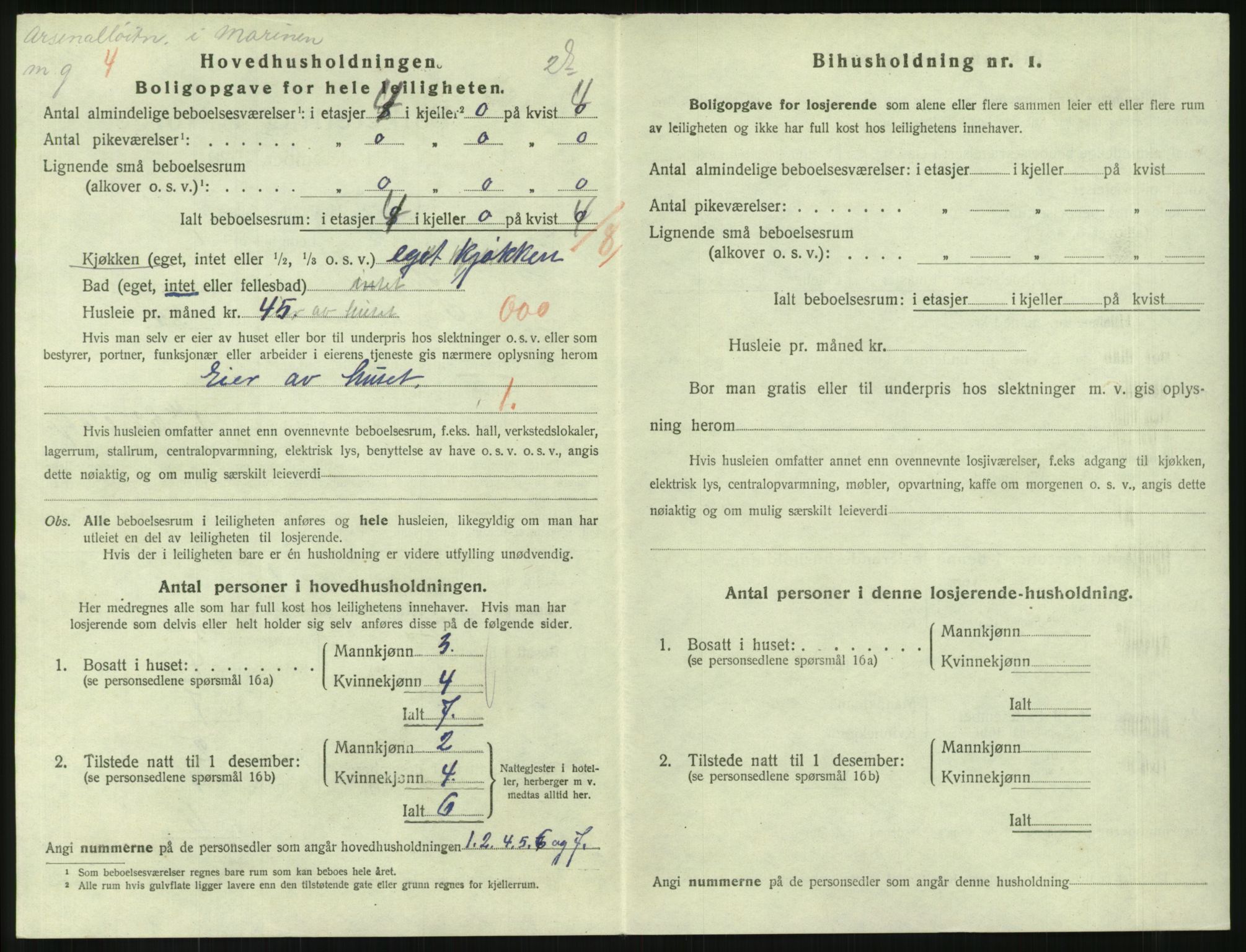 SAKO, 1920 census for Horten, 1920, p. 4238
