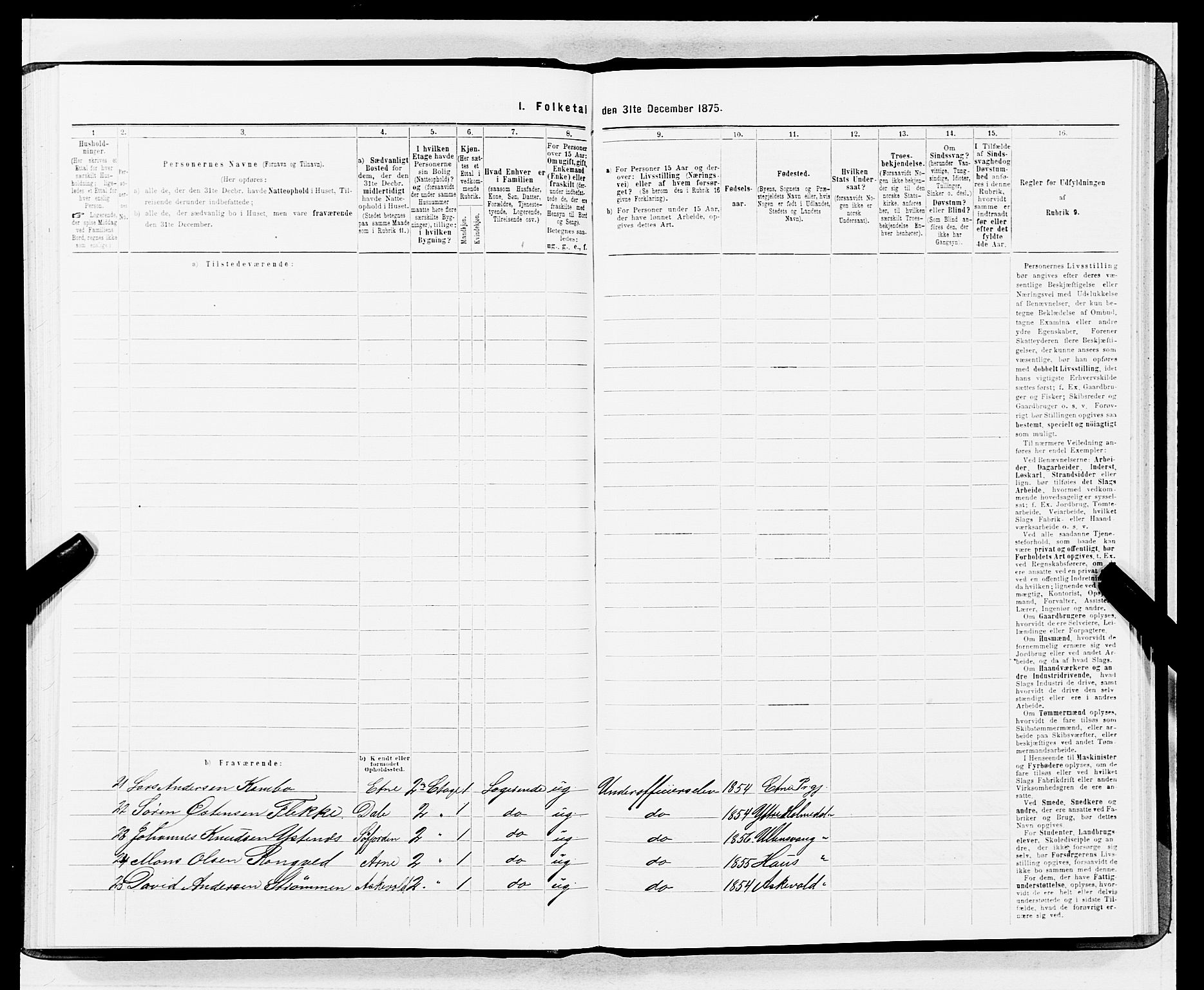 SAB, 1875 census for 1301 Bergen, 1875, p. 4401