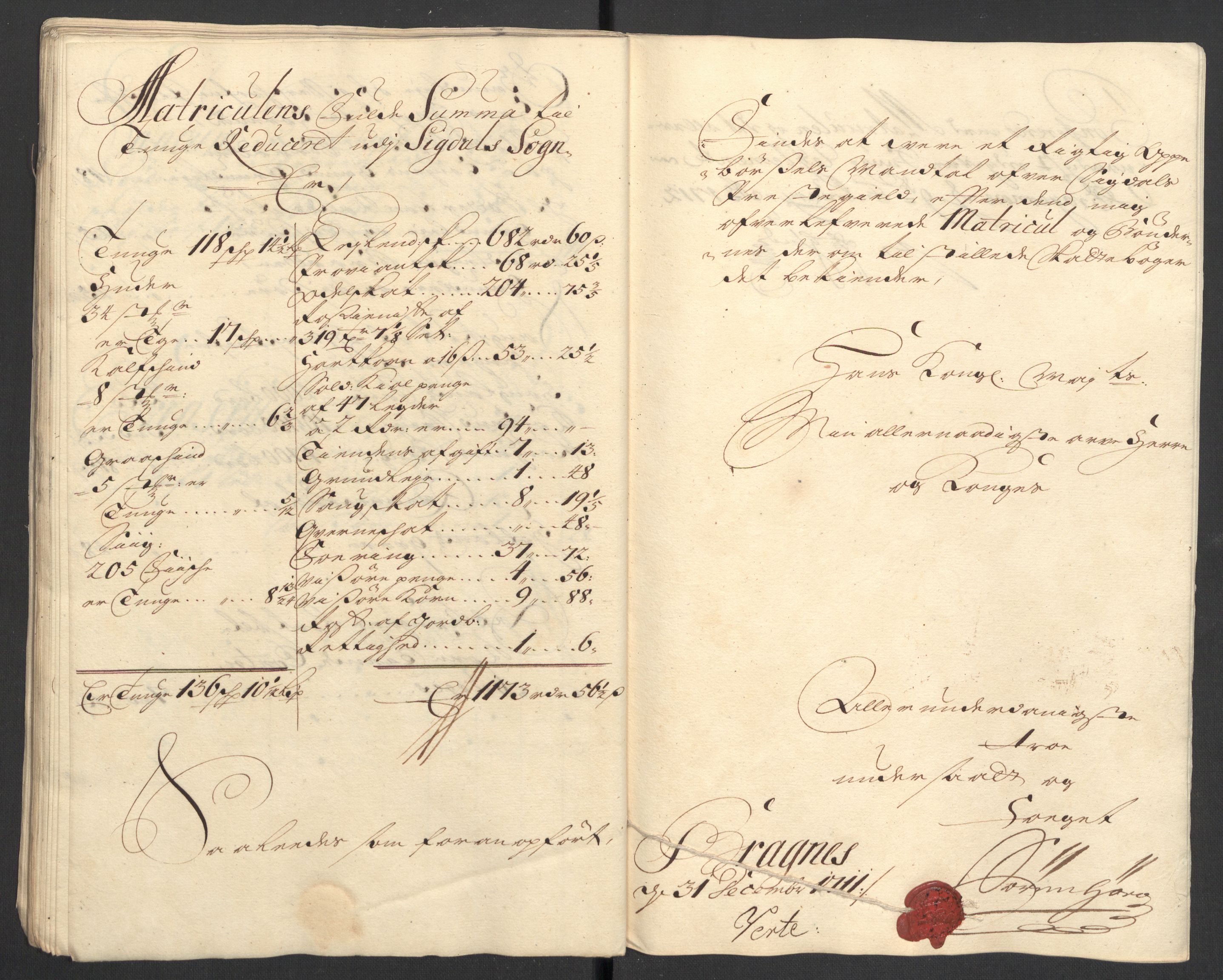 Rentekammeret inntil 1814, Reviderte regnskaper, Fogderegnskap, AV/RA-EA-4092/R31/L1705: Fogderegnskap Hurum, Røyken, Eiker, Lier og Buskerud, 1711, p. 203