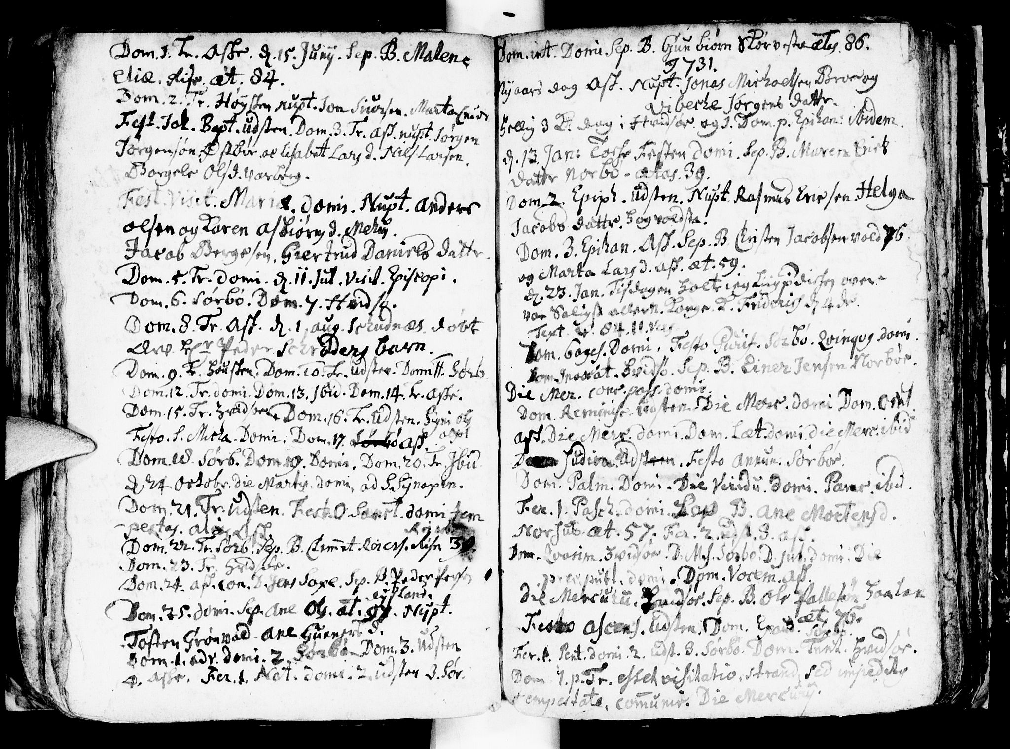 Rennesøy sokneprestkontor, SAST/A -101827/H/Ha/Haa/L0001: Parish register (official) no. A 1, 1668-1737