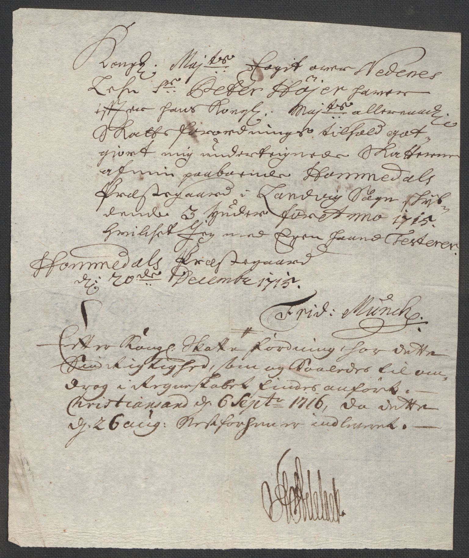 Rentekammeret inntil 1814, Reviderte regnskaper, Fogderegnskap, AV/RA-EA-4092/R39/L2323: Fogderegnskap Nedenes, 1715, p. 267