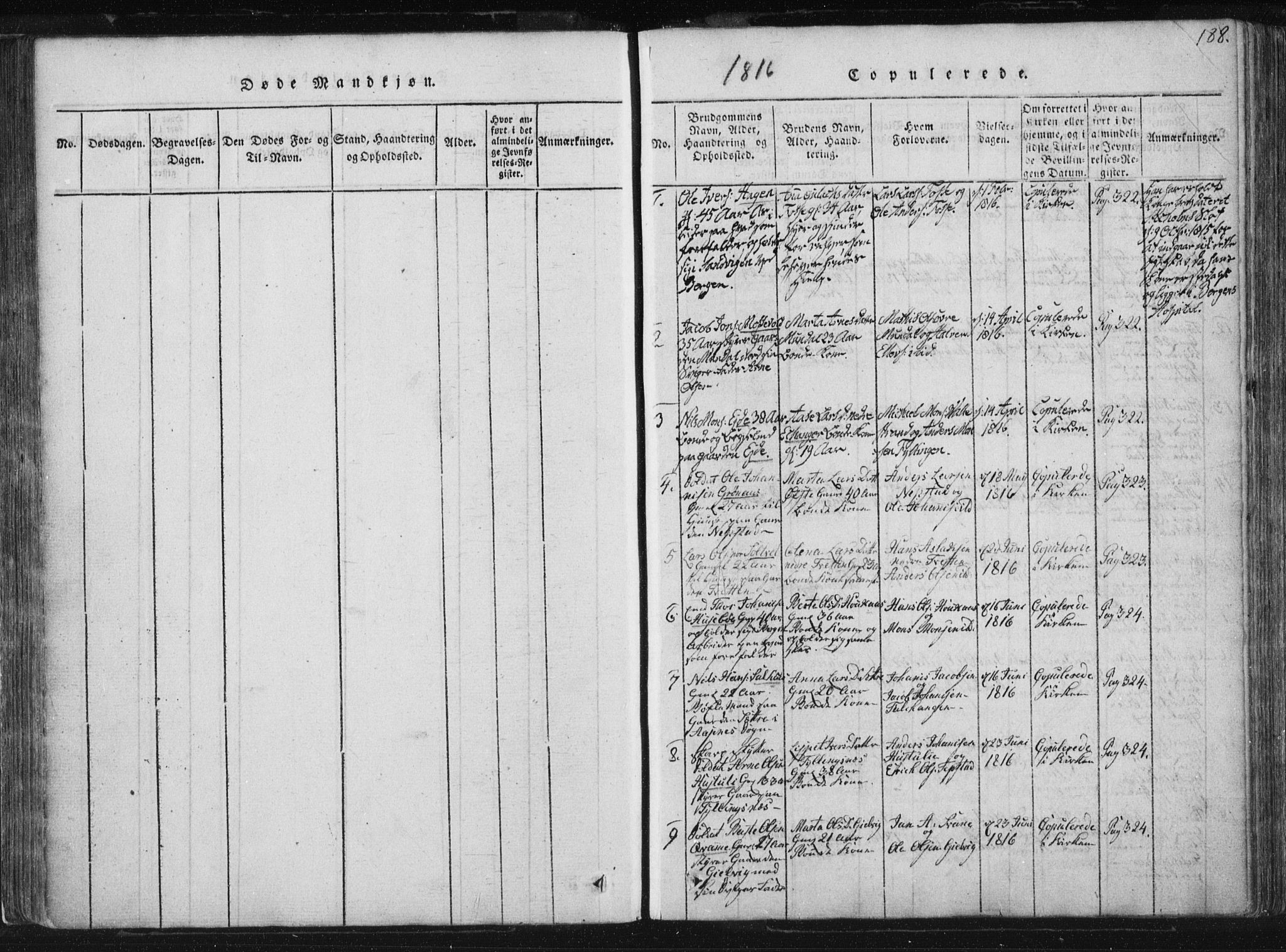Hamre sokneprestembete, SAB/A-75501/H/Ha/Haa/Haaa/L0010: Parish register (official) no. A 10, 1816-1826, p. 128