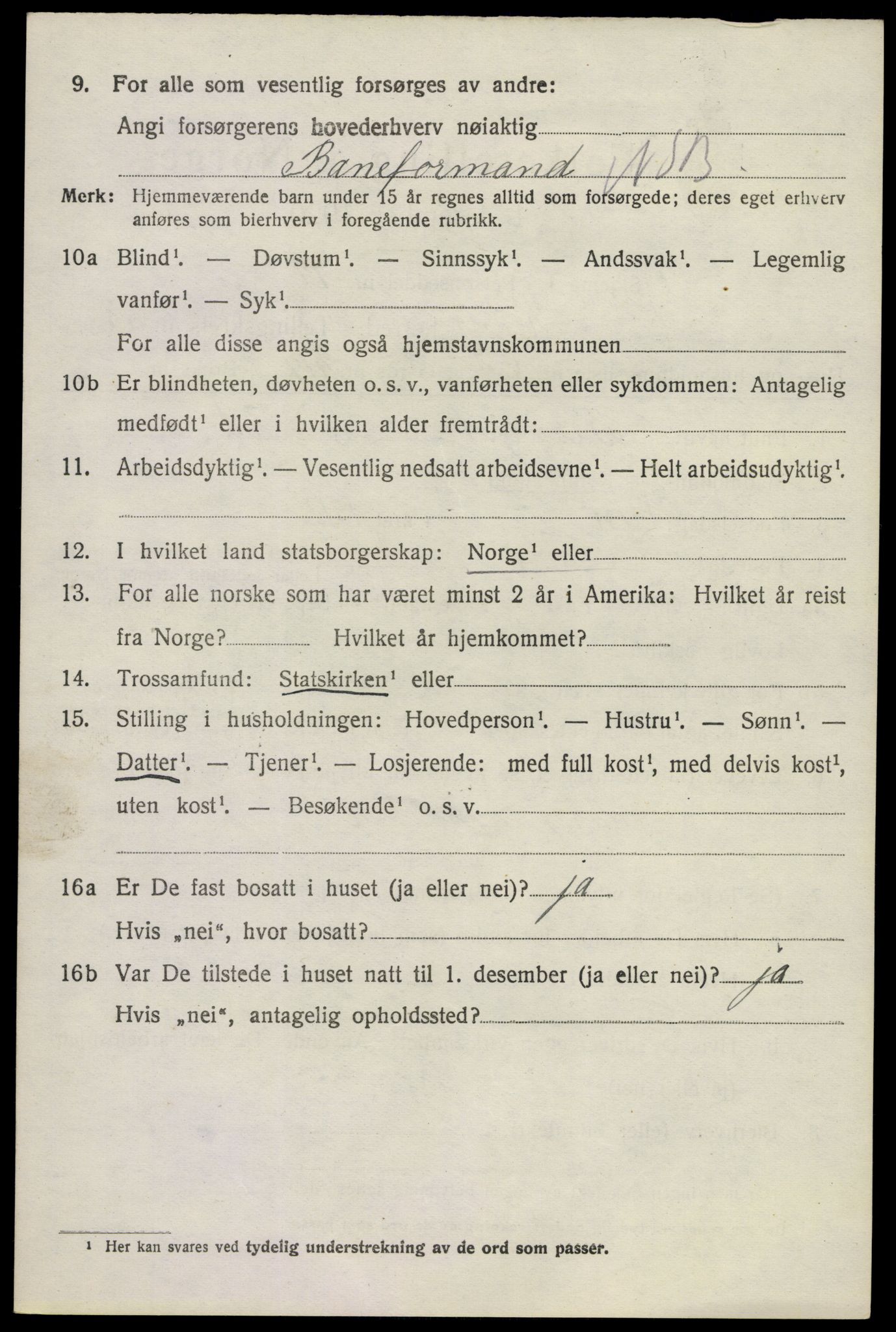 SAKO, 1920 census for Krødsherad, 1920, p. 4564