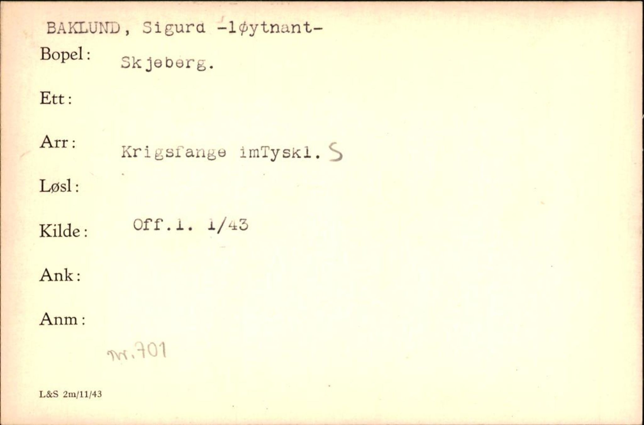 Forsvaret, Forsvarets krigshistoriske avdeling, AV/RA-RAFA-2017/Y/Yf/L0200: II-C-11-2102  -  Norske krigsfanger i Tyskland, 1940-1945, p. 65