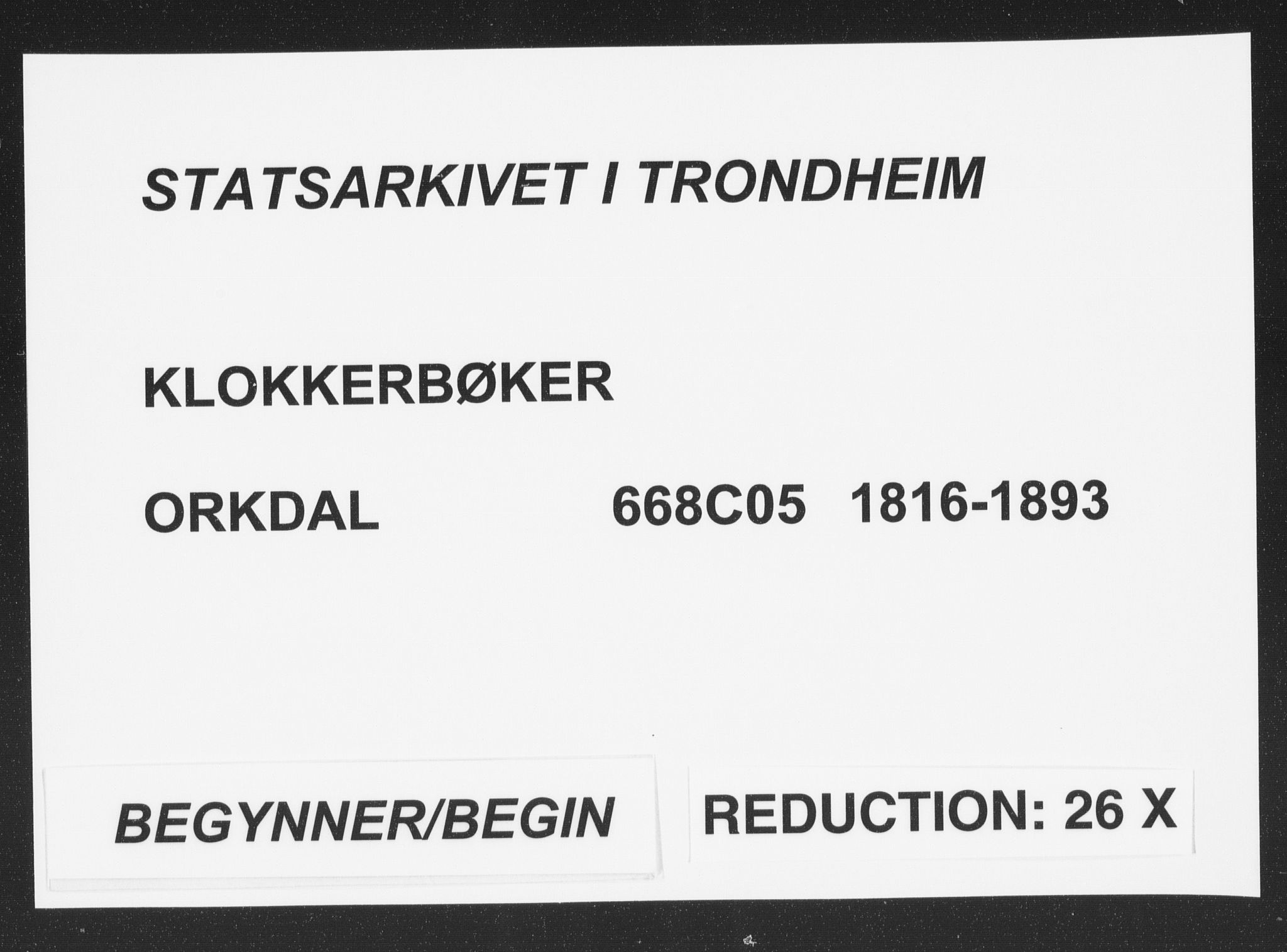 Ministerialprotokoller, klokkerbøker og fødselsregistre - Sør-Trøndelag, SAT/A-1456/668/L0816: Parish register (copy) no. 668C05, 1816-1893