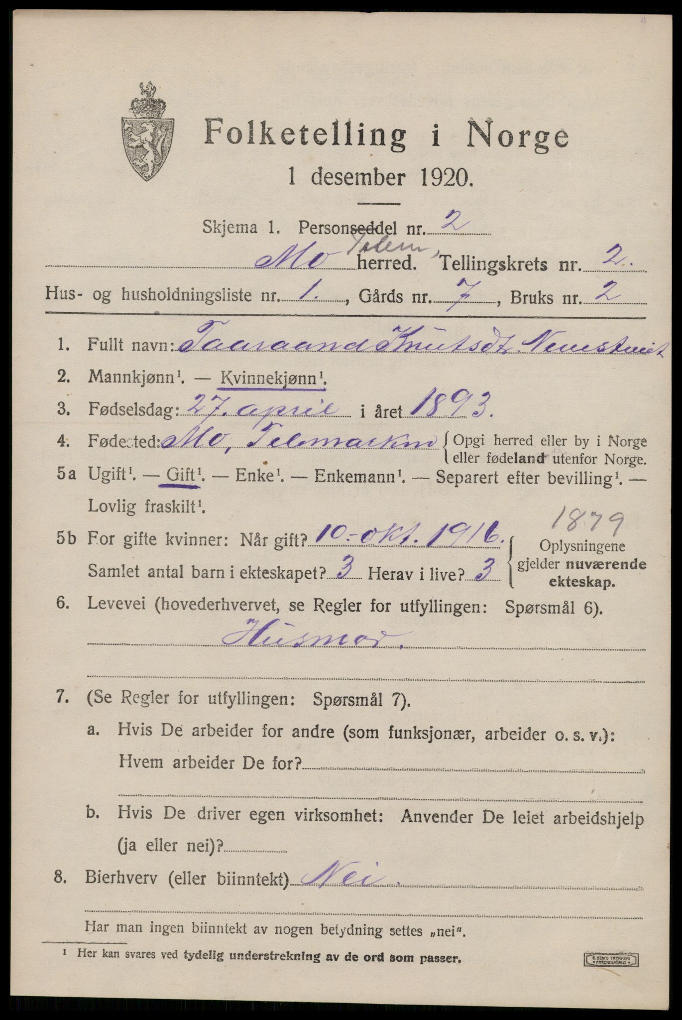 SAKO, 1920 census for Mo, 1920, p. 1088