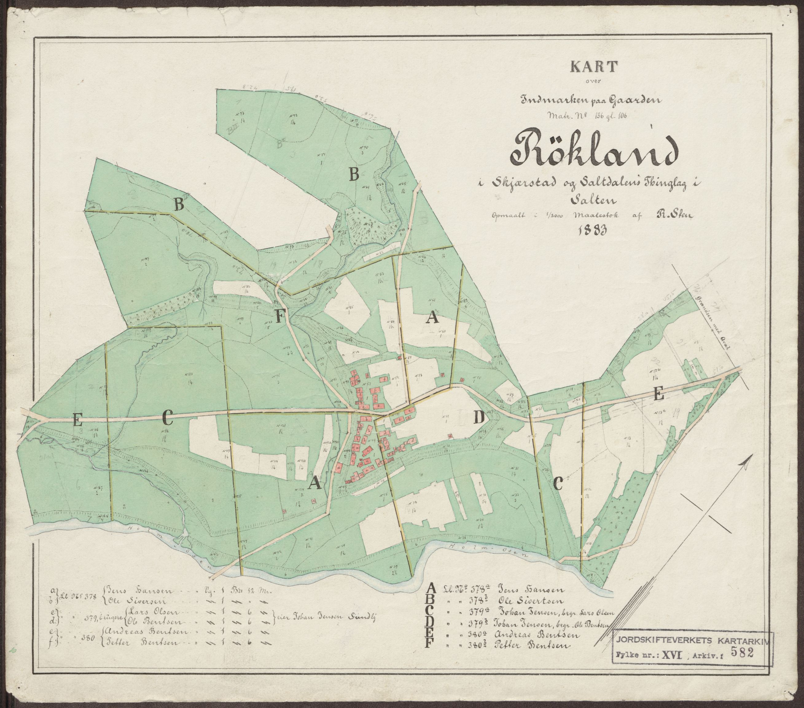 Jordskifteverkets kartarkiv, RA/S-3929/T, 1859-1988, p. 711