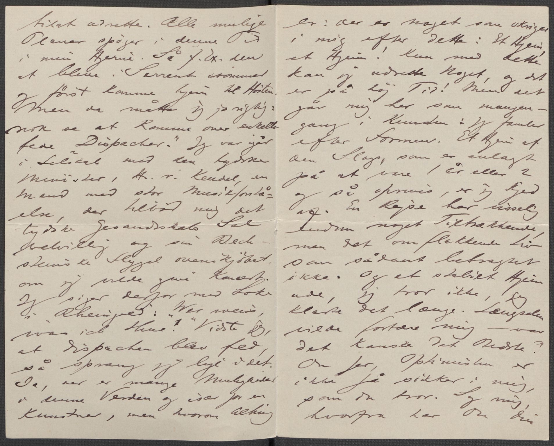 Beyer, Frants, AV/RA-PA-0132/F/L0001: Brev fra Edvard Grieg til Frantz Beyer og "En del optegnelser som kan tjene til kommentar til brevene" av Marie Beyer, 1872-1907, p. 96