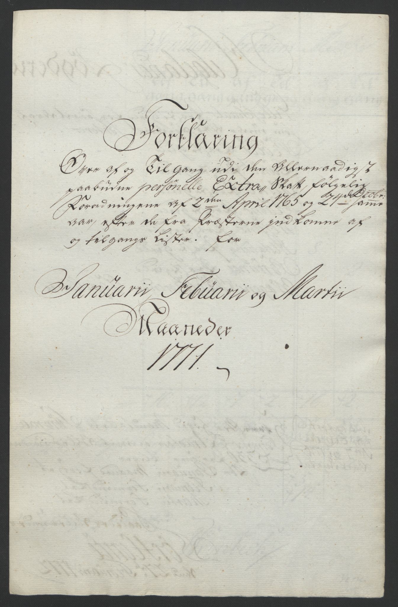 Rentekammeret inntil 1814, Reviderte regnskaper, Fogderegnskap, AV/RA-EA-4092/R65/L4573: Ekstraskatten Helgeland, 1762-1772, p. 326